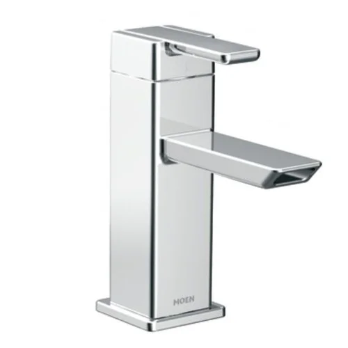90 Degree Chrome One-handle Bathroom Faucet
