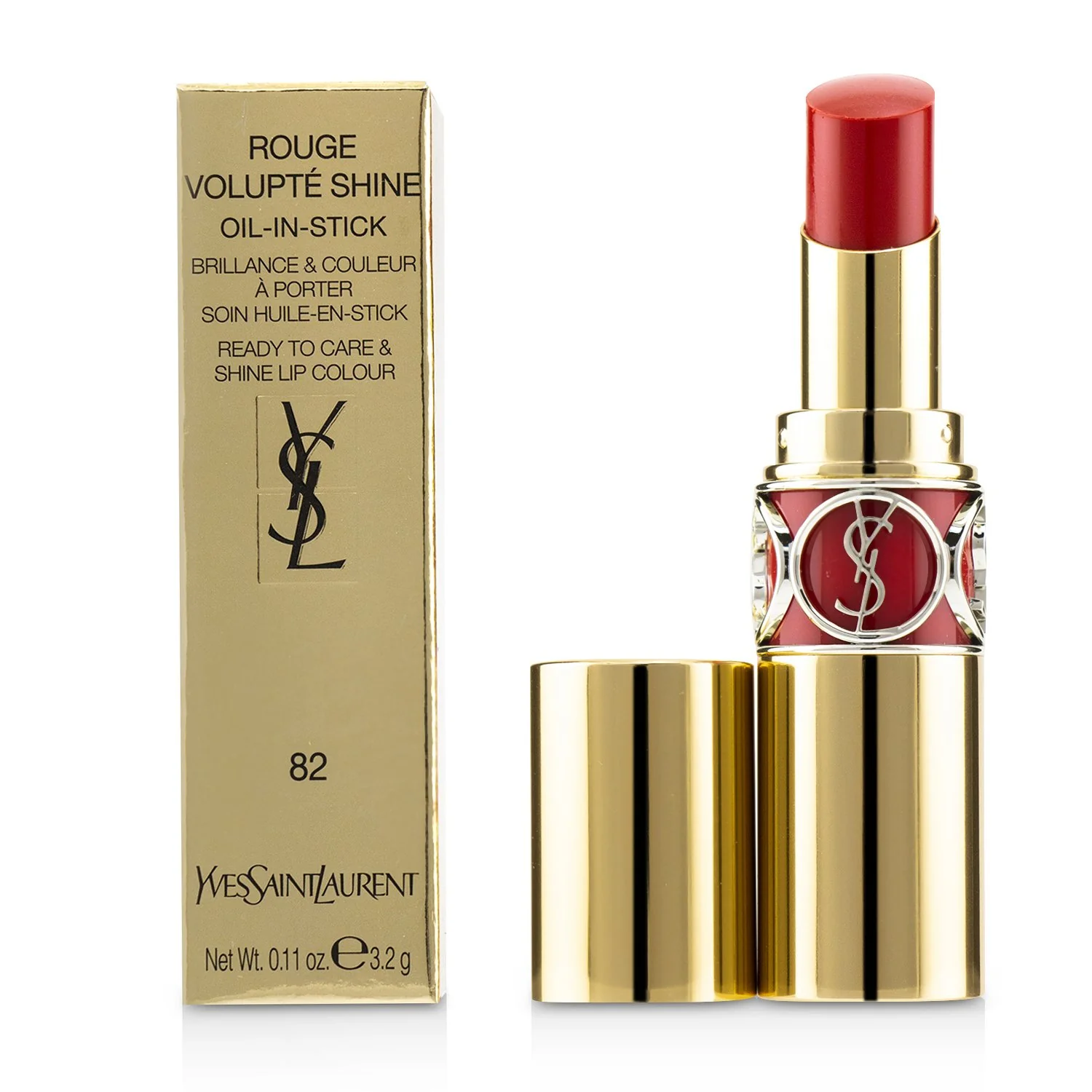 Yves Saint Laurent Rouge Volupte Shine - # 130 Burnt Suede  3.2g/0.11oz
