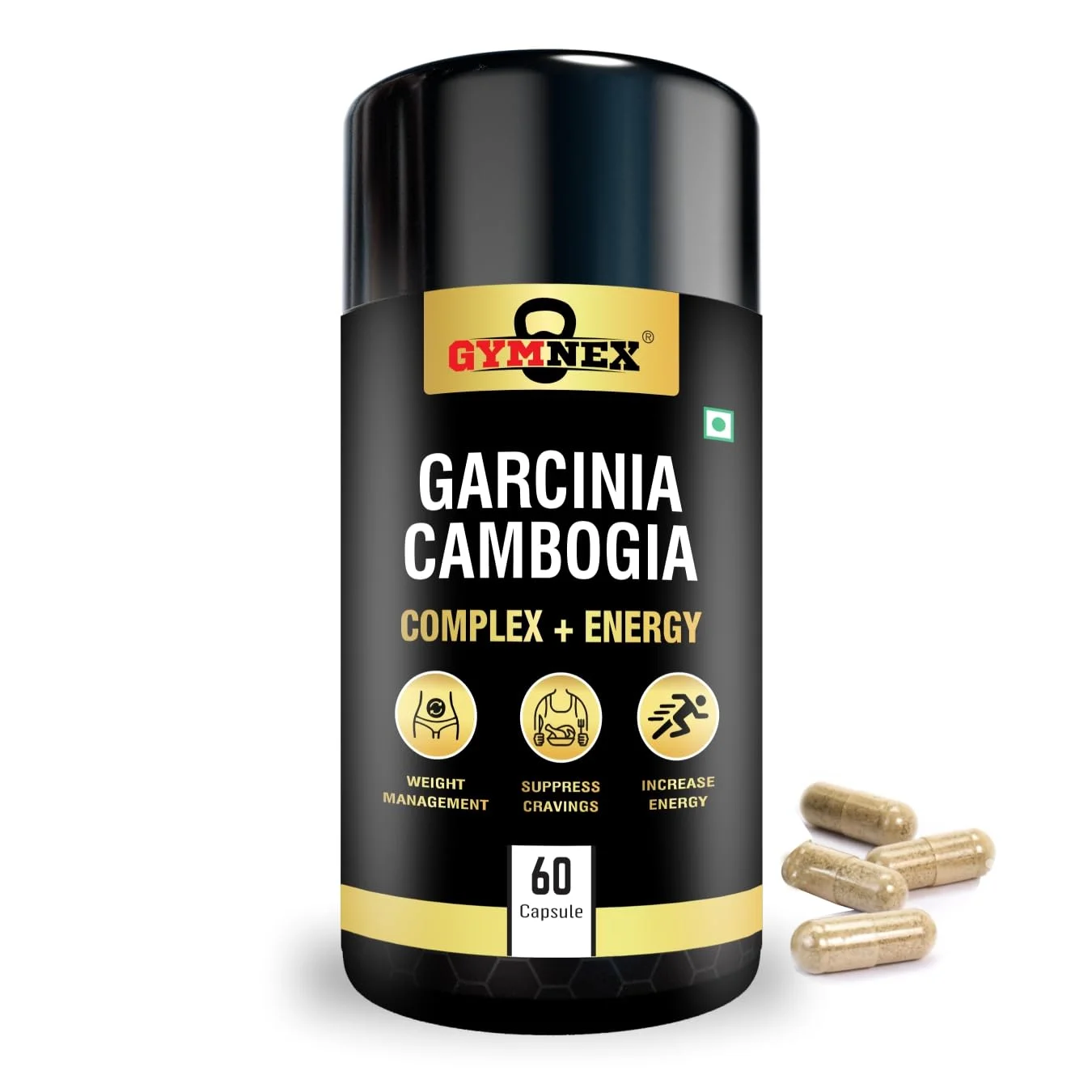 Garcinia Cambogia Plus Energy | Fat Burner and Weight Loss Product for Men & Women - 60 Capsules (PACK OF 2)
