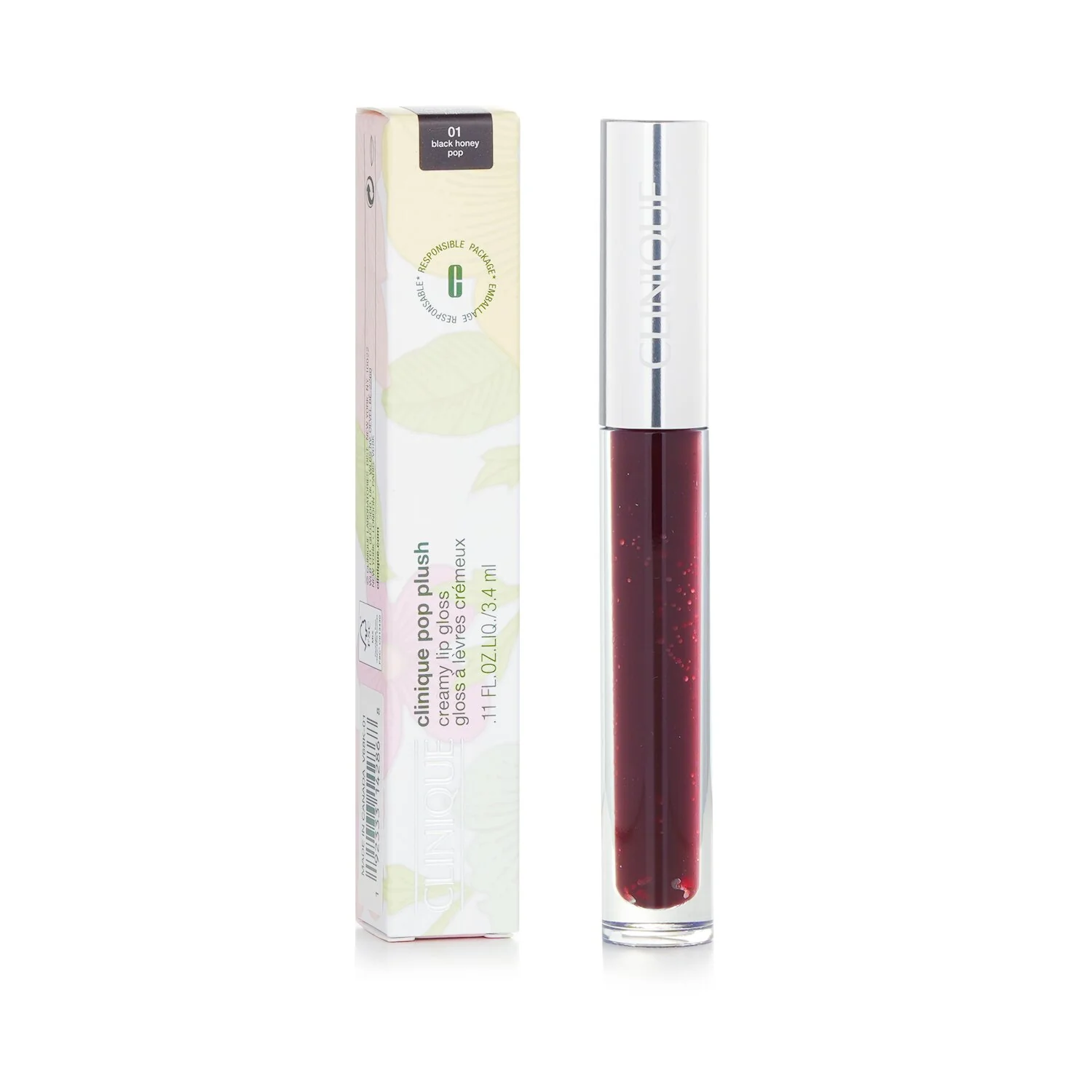 Clinique Pop Plush Creamy Lip Gloss - # 03 Brulee Pop  3.4ml/0.11oz