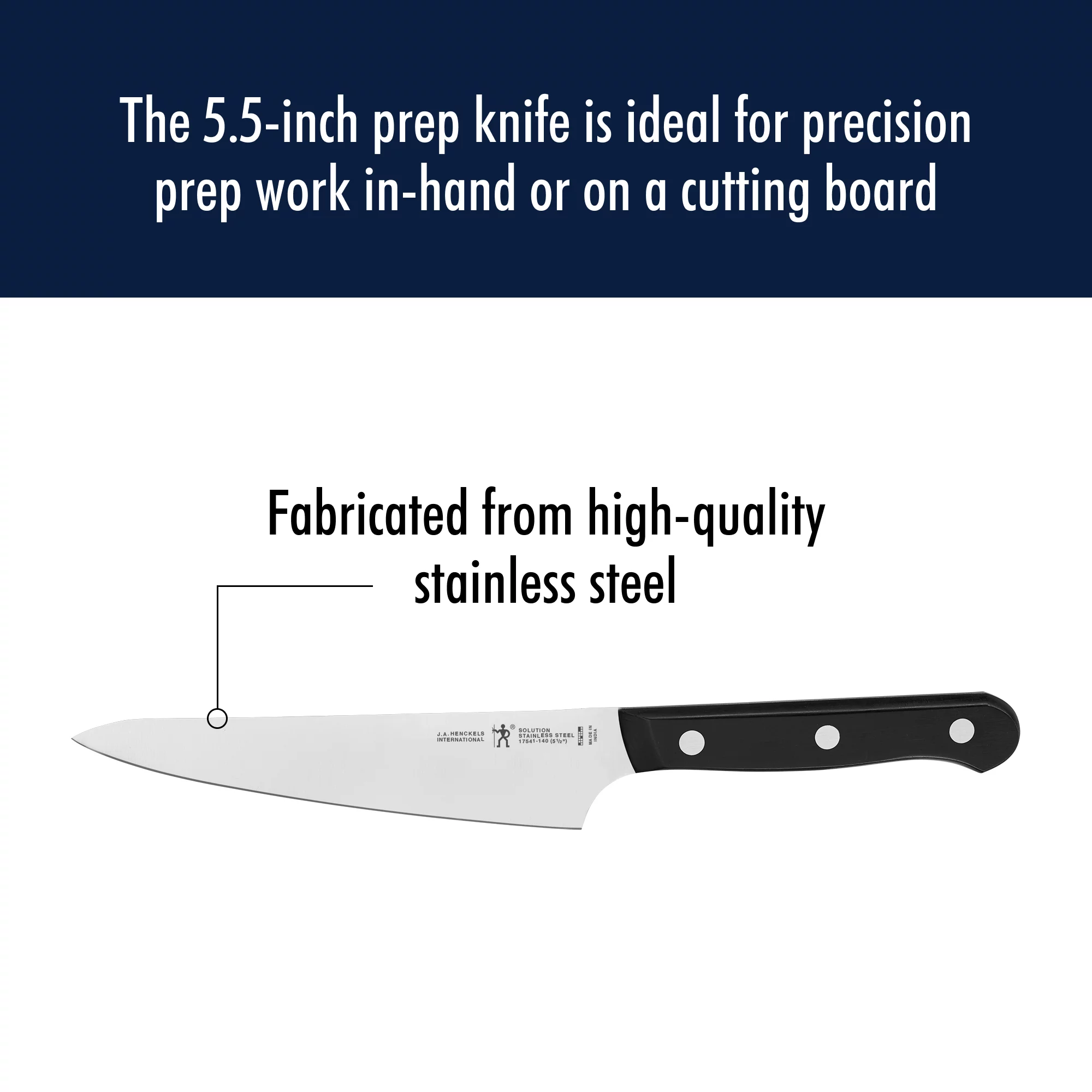 Henckels International Solution 5.5-inch Prep Knife