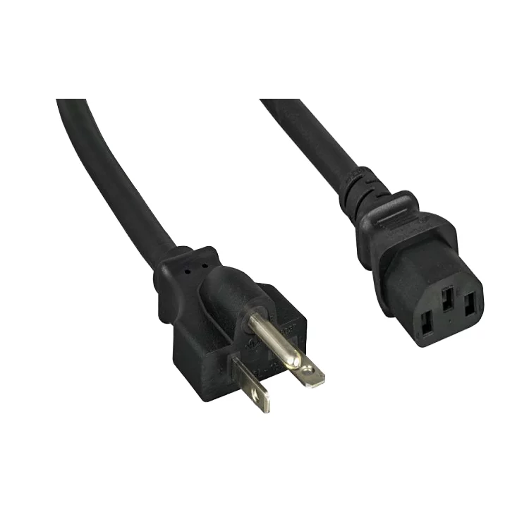 Cable Central LLC Black NEMA 6-20P TO IEC-60320-C13, 14/3, 15 Amp, UL Listed, SJT, 8 Feet