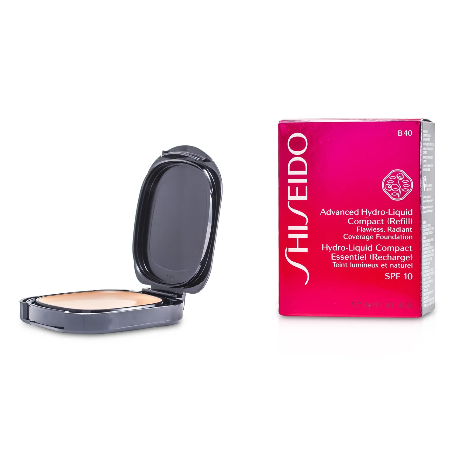 Shiseido Advanced Hydro Liquid Compact Foundation SPF10 Refill - B40 Natural Fair Beige  12g/0.42oz