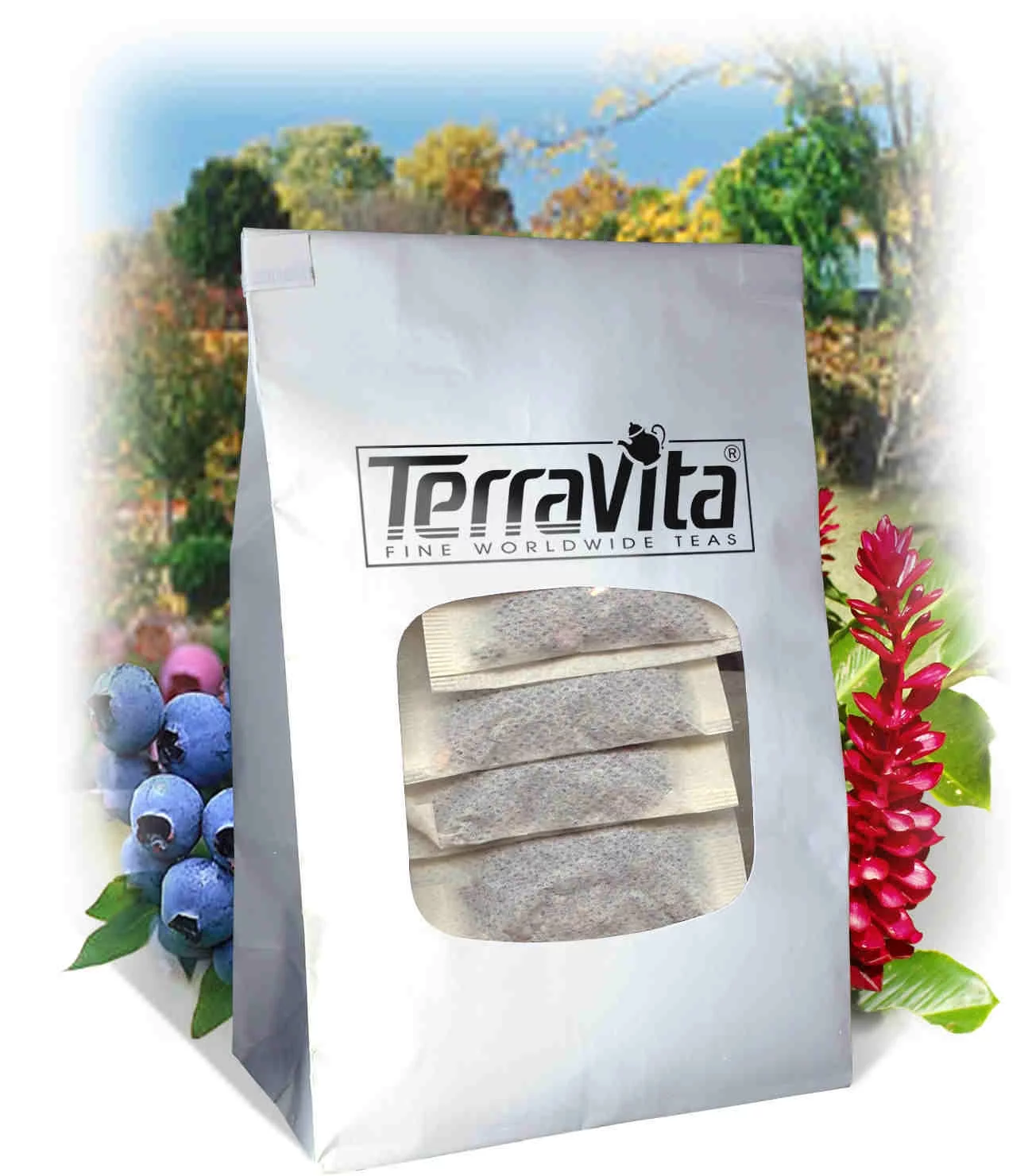 TerraVita Sage Leaves (Rubbed) Tea, (Herbal Tea Bags, 50 Tea Bags, 1-Pack, Zin: 427051)