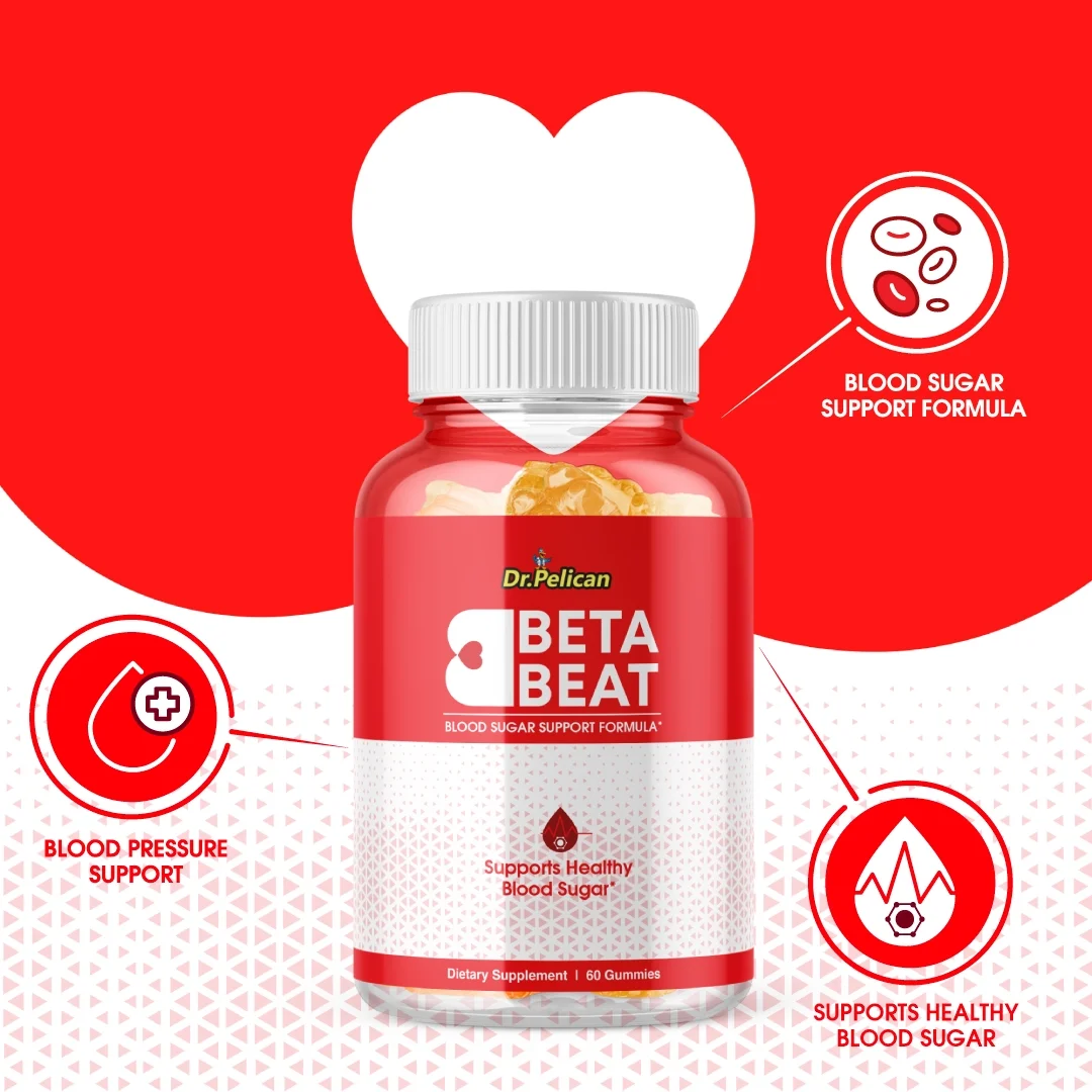 Beta Beat- Blood & Heart Support- 2 Bottles- 120 Gummies- Dr. Pelican