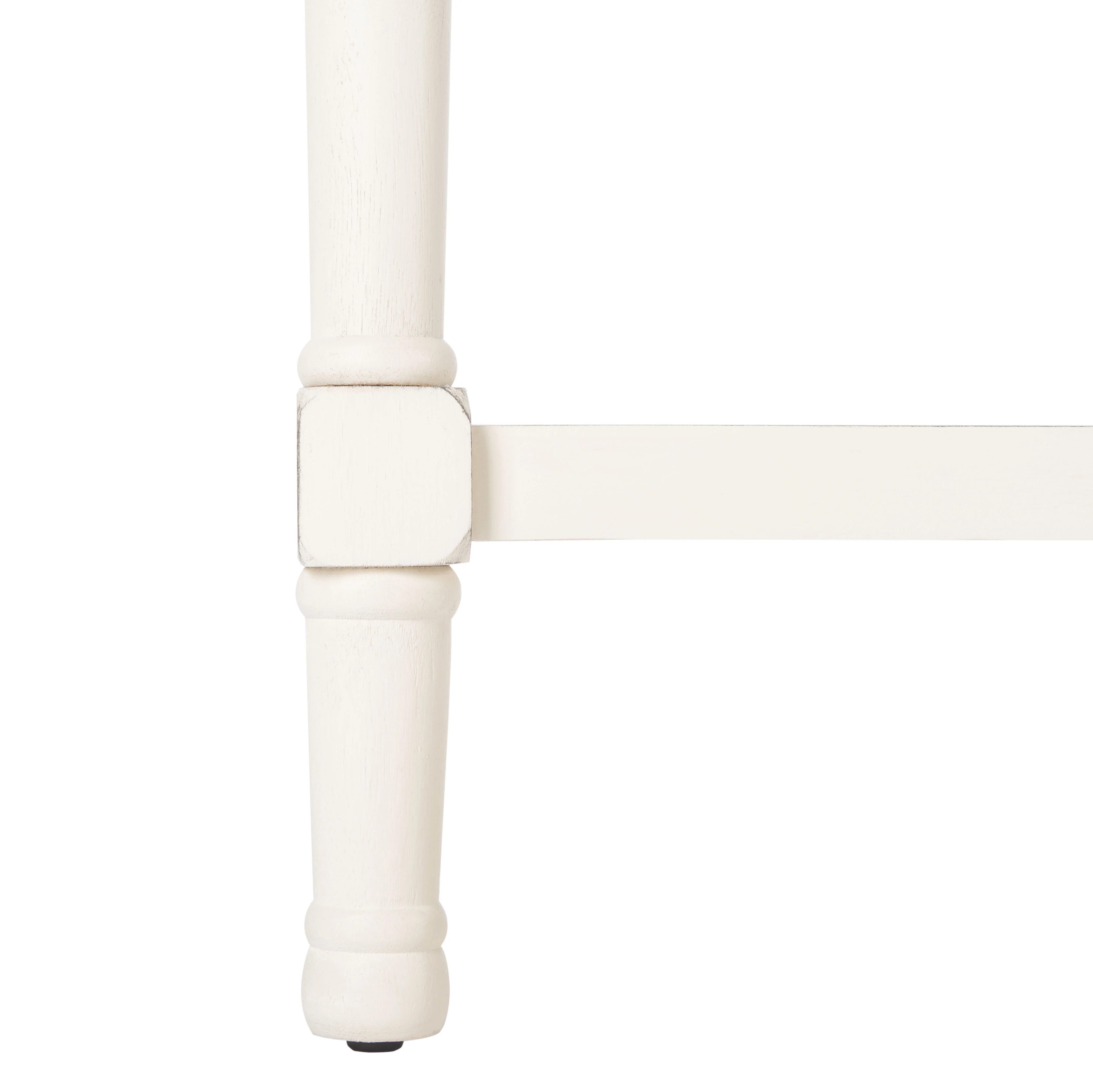 SAFAVIEH Tate Distressed White Wood Console Table with Drawer (47.3 in. W x 13 in. D x 29.5 in. H)