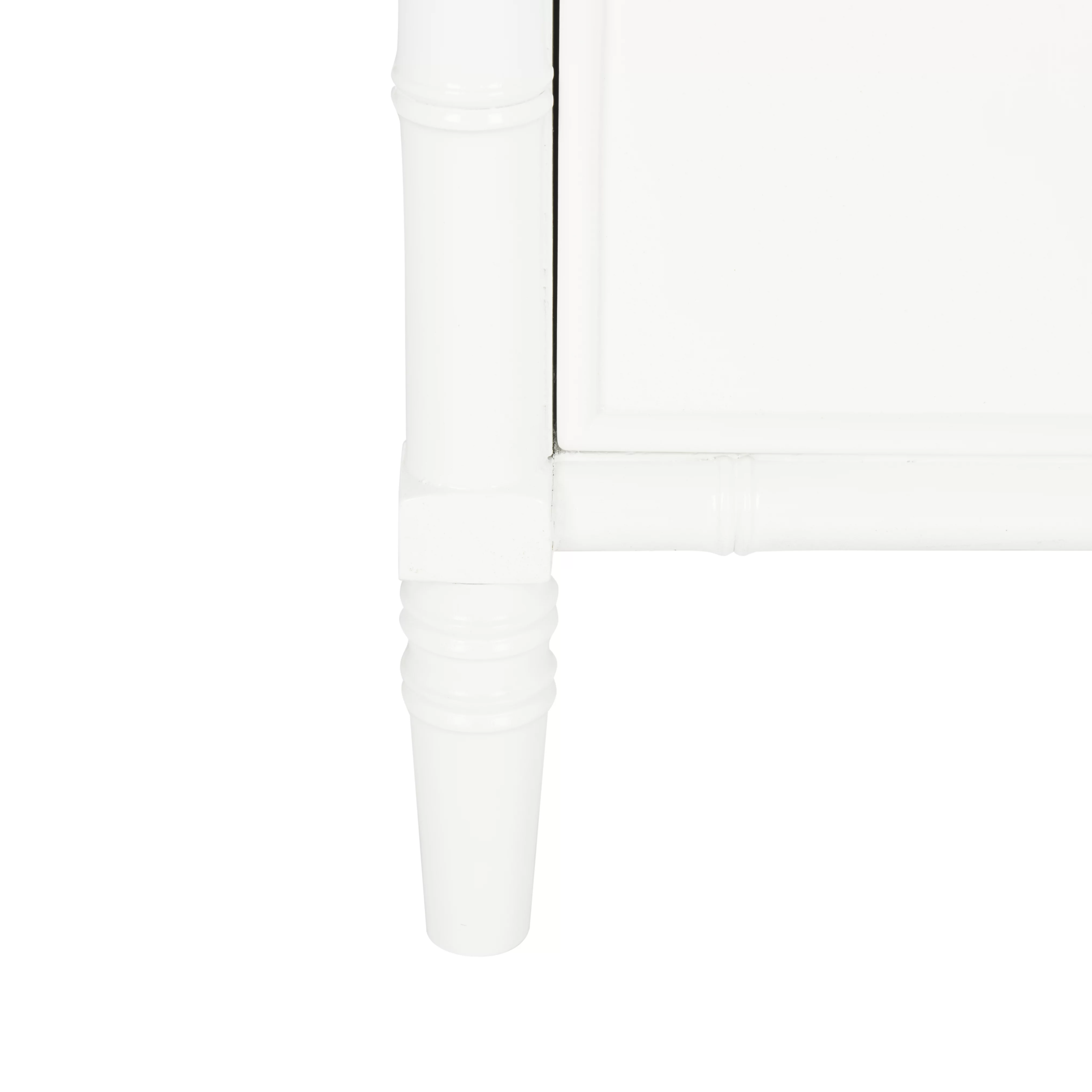 Safavieh Mina 25 in. 3 - Drawer Modern Coastal Bamboo Nightstand