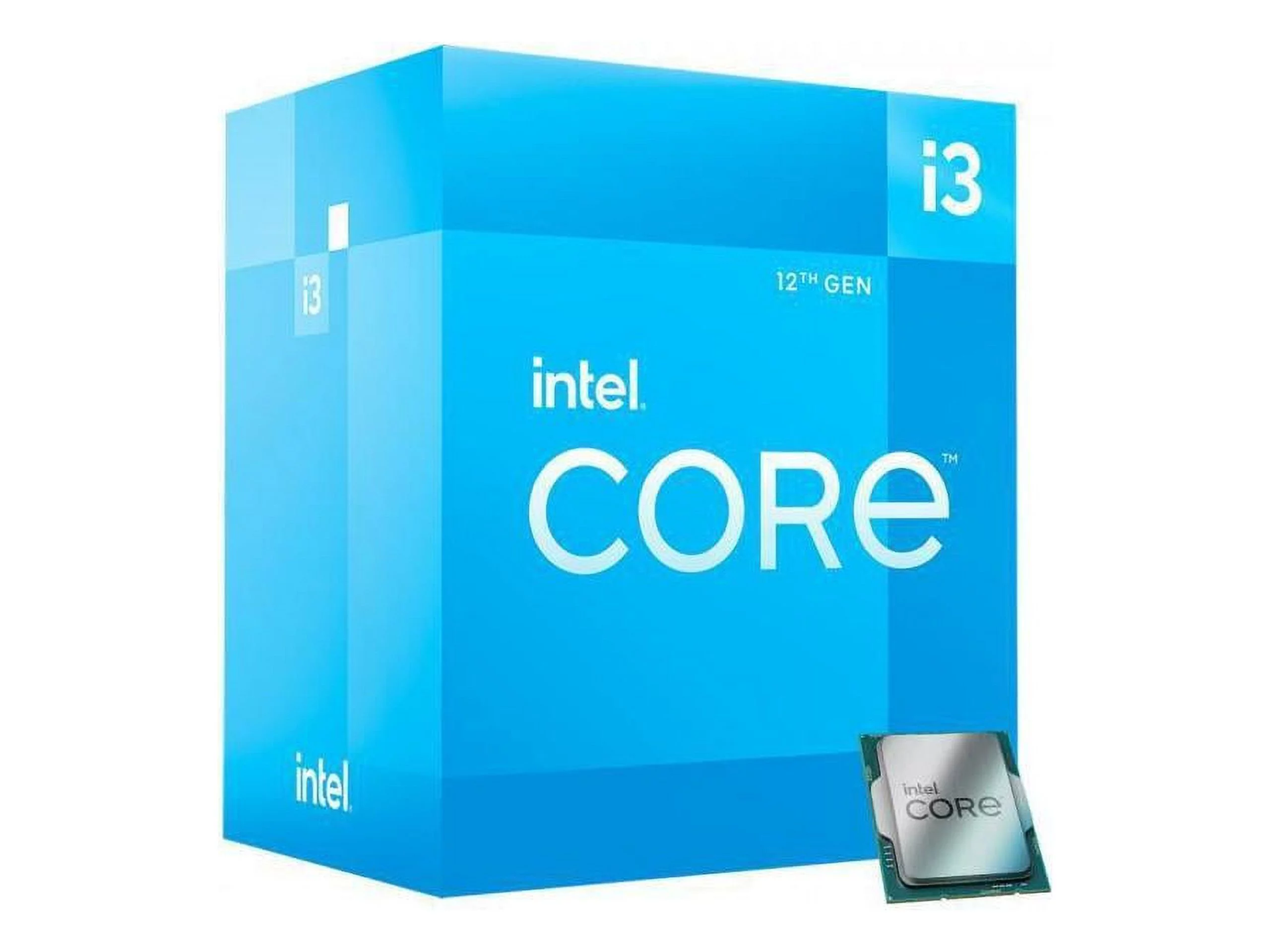 Intel Core i3-12100 - Core i3 12th Gen Alder Lake Quad-Core 3.3 GHz LGA 1700 Processor 60W Intel UHD Graphics 730 Desktop Processor - BX8071512100