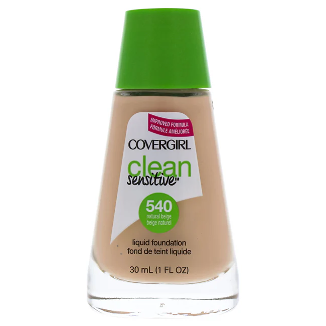 CoverGirl Clean Sensitive Liquid Foundation - # 540 Natural Beige by CoverGirl for Women - 1 oz Foundation