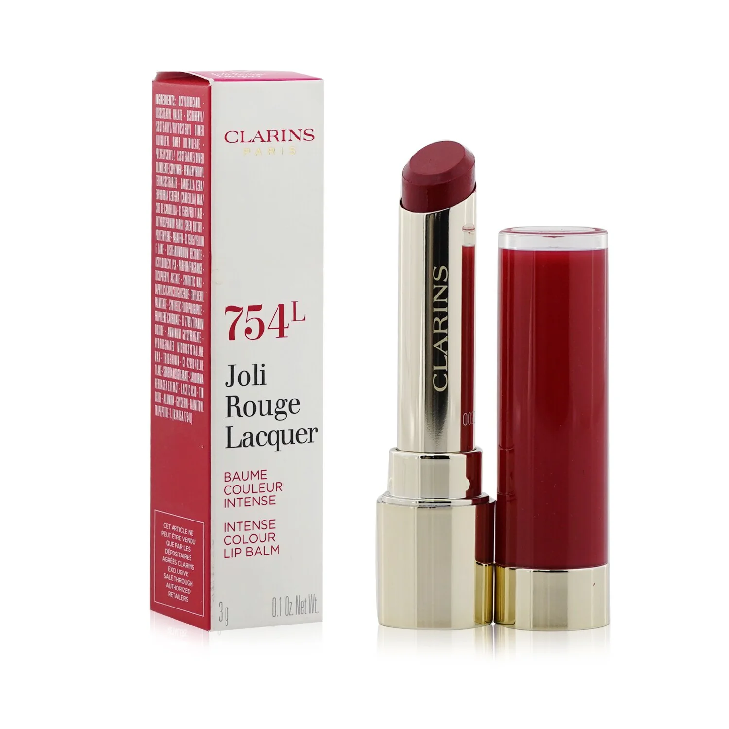 Clarins Joli Rouge Lacquer - # 742L Joli Rouge (Box Slightly Damaged)  3g/0.1oz