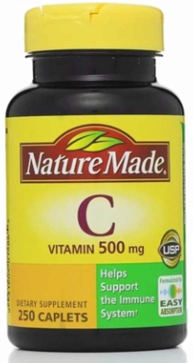 Nature Made Vitamin C 500 mg Caplets 250 ea