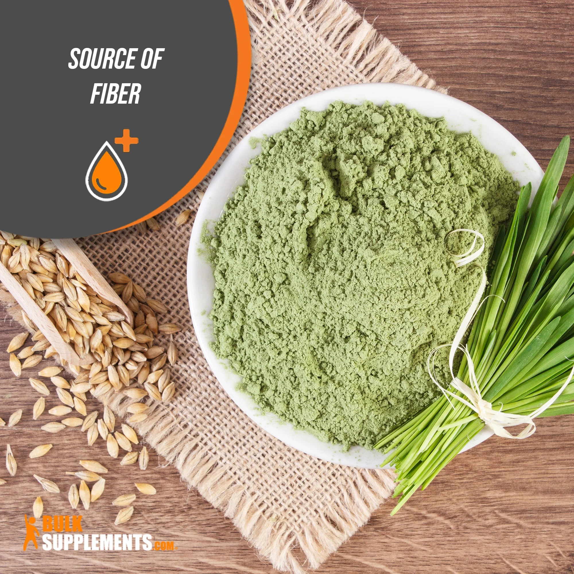 BulkSupplements.com Barley Grass Extract Powder, 3g - Green Superfood Powder - Barley Extract - Vegan Powder (1kg - 333 Servings)