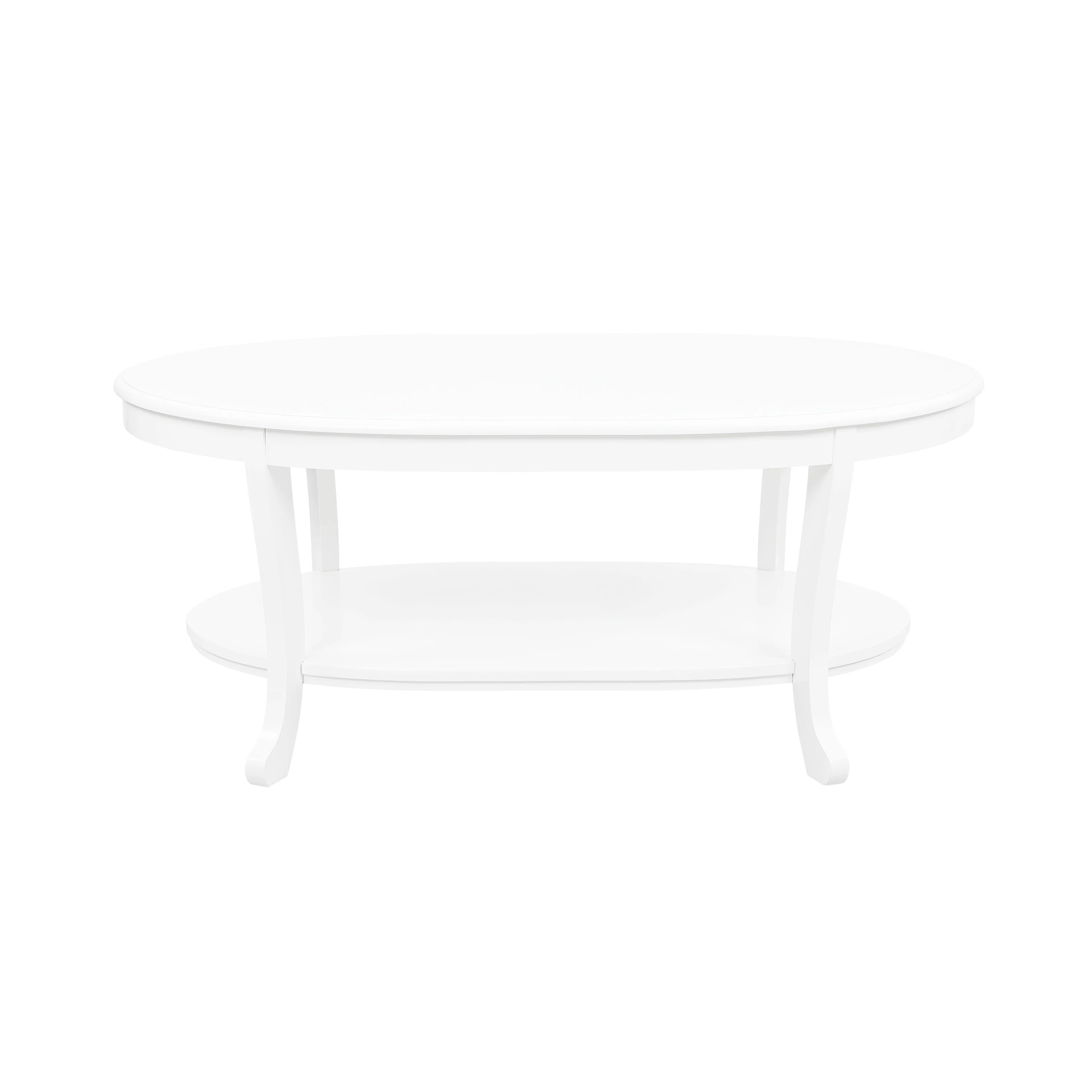 Linon Modena Rusitc White Wood Coffee Table
