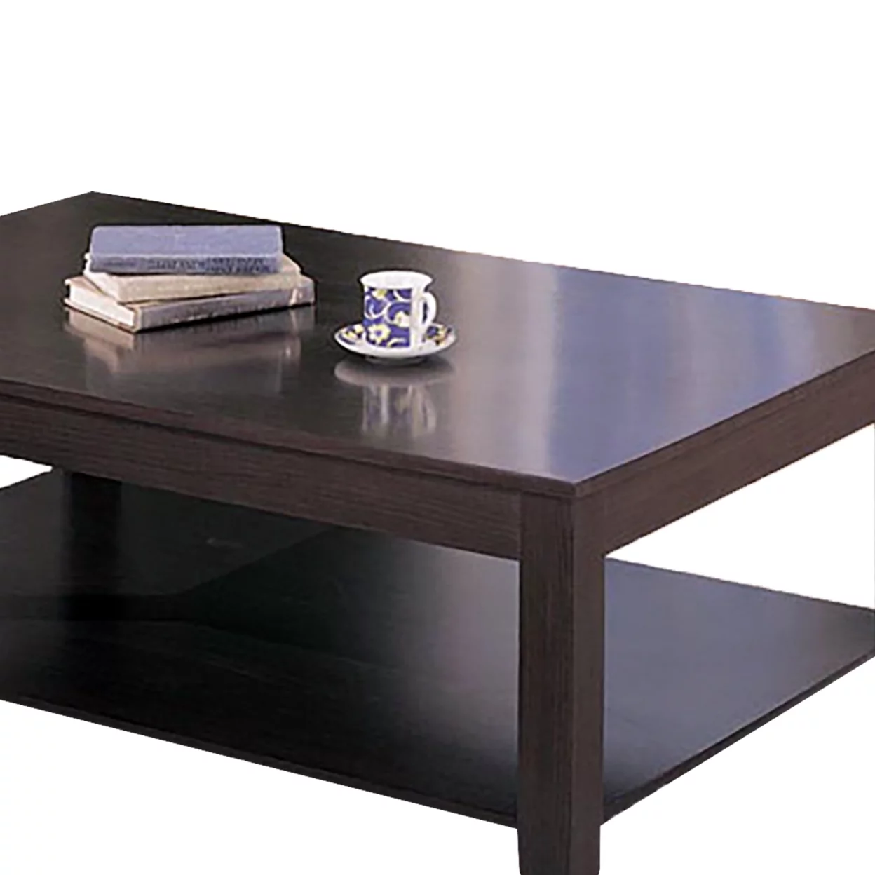 Monarch Specialties Brooks 3-piece Occasional Table Set with Lower Shelf Cappuccino