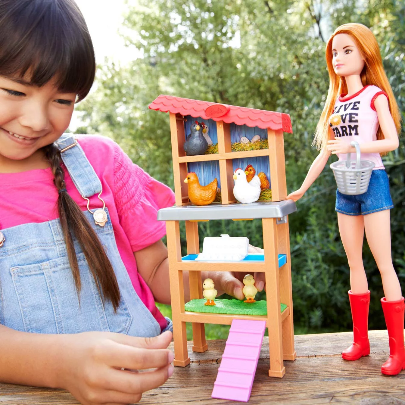 Barbie Chicken Farmer Doll & Playset for Country Girls