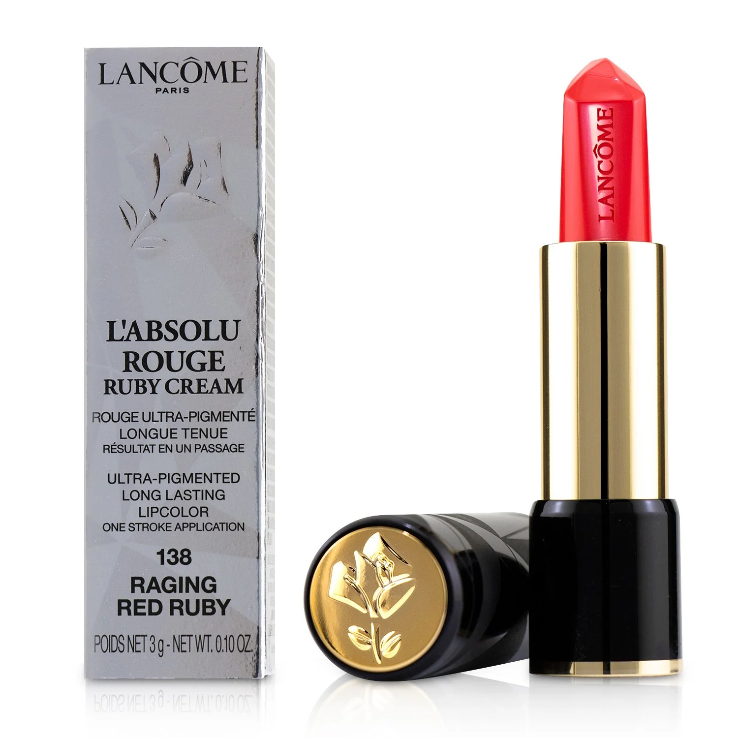 Lancome L'Absolu Rouge Ruby Cream Lipstick - # 214 Rosewood Ruby  3g/0.1oz