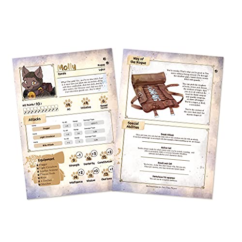 Animal Adventures: Starter Set - Beginners Roleplaying Tabletop Game 5E Compatible