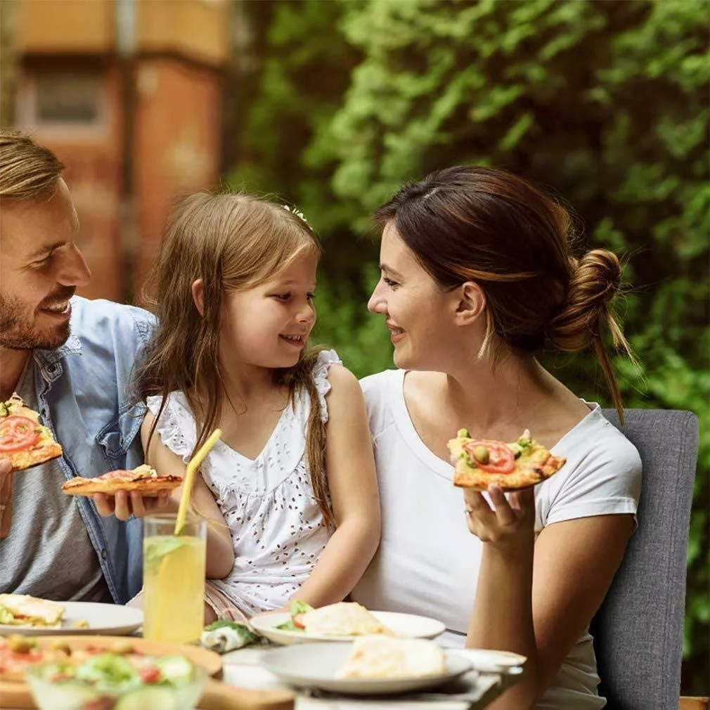 Dkelincs Dining Chairs Set of 4 Dining Room Chairs Urban Style Fabric Padded Parsons Chair Armless Kitchen Chairs with Solid Wooden Legs, Gray