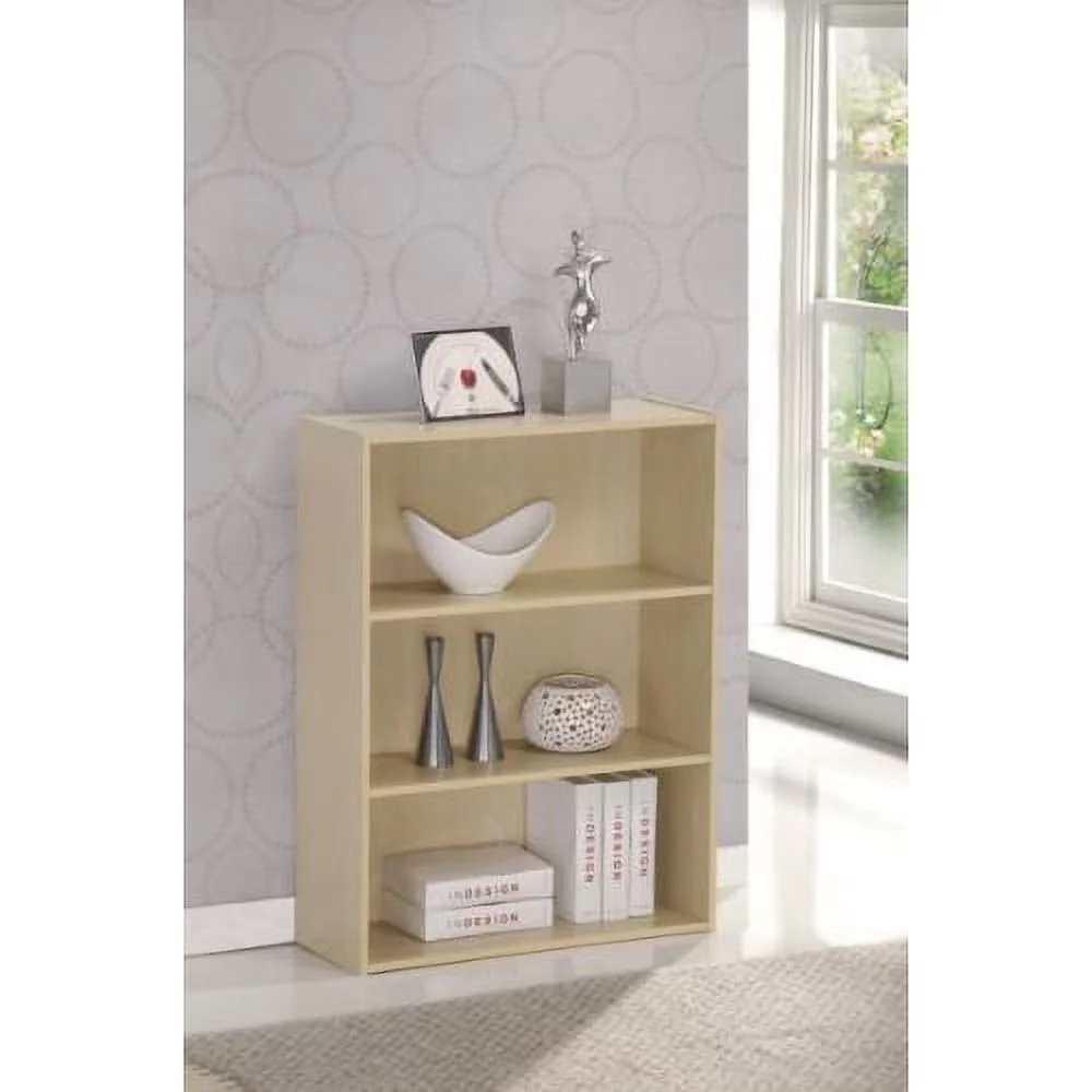 Furinno Pasir 3-Tier Open Shelf, Maple