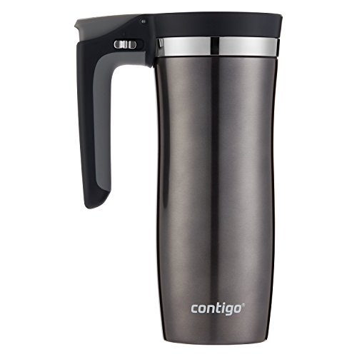 Contigo Handled AUTOSEAL Stainless Steel Travel Mug with Easy-Clean Lid 16 oz.