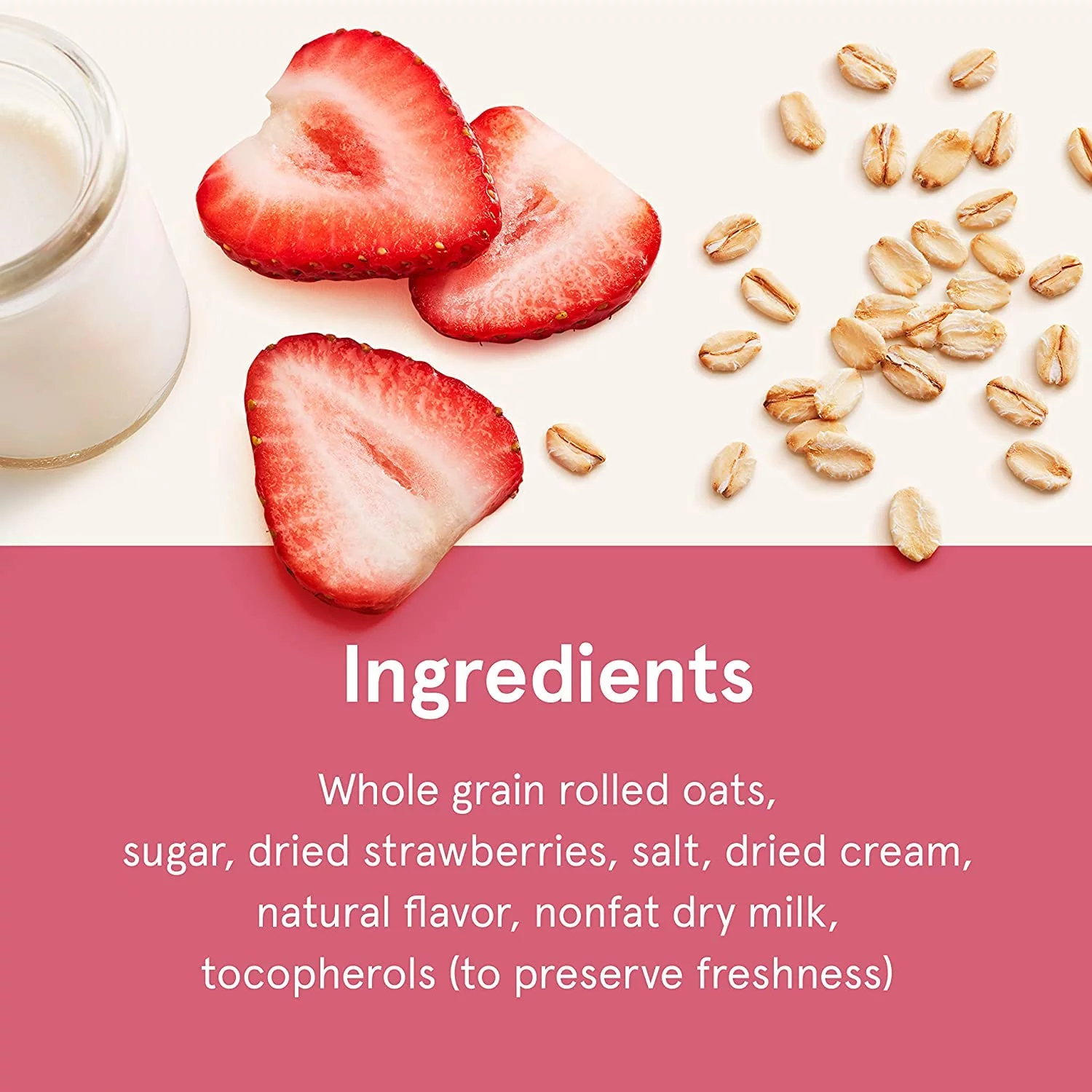 Quaker Instant Oatmeal, Strawberries & Cream, 1.05 Oz, Pack Of 44