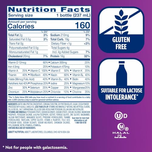 Ensure High Protein Strawberry Nutrition Shake, Ready to Drink, 16g Protein and 27 Vitamins and Minerals, 8 fl oz, 24 Pack