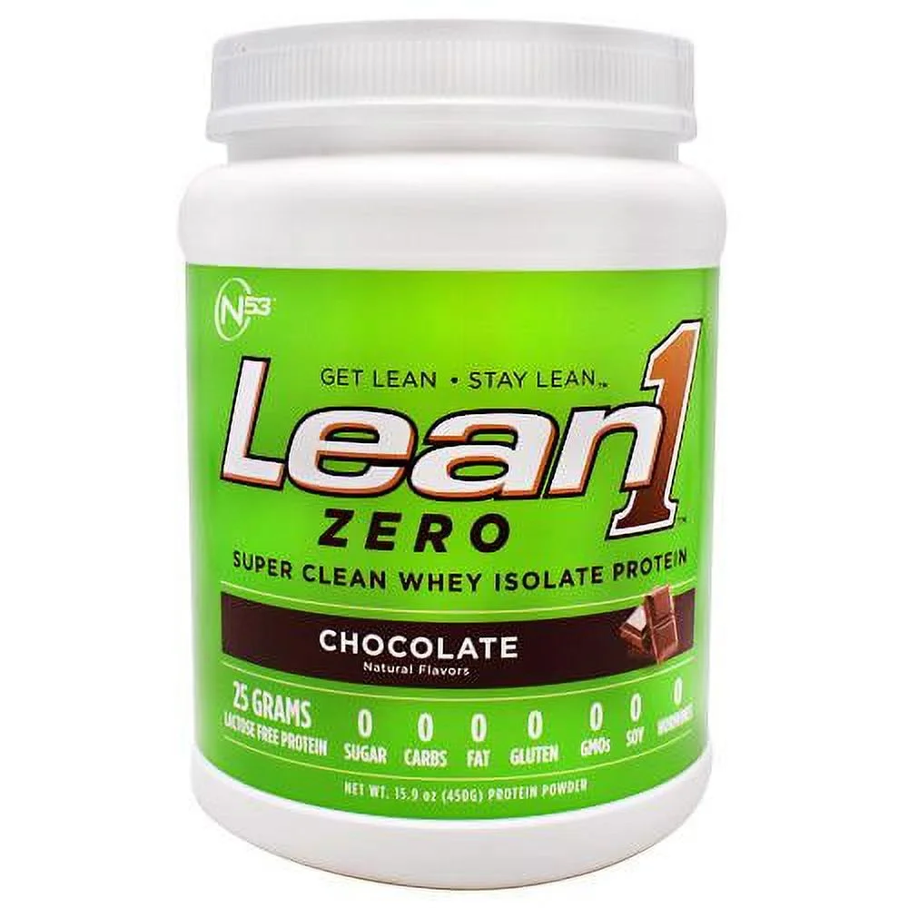 Nutrition 53, Lean1 Zero Salted Caramel 15 Servings - 16 oz (453 g)