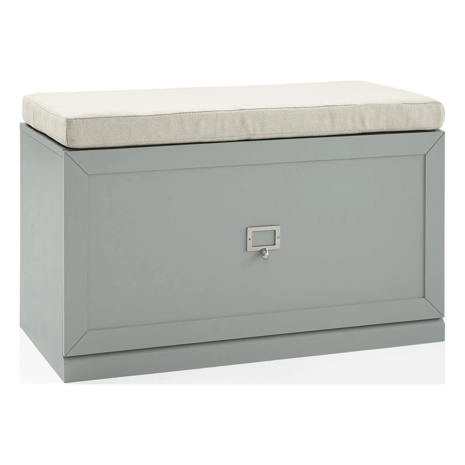 Crosley Furniture Harper Modern Wooden Entryway Bench in Gray and Cream