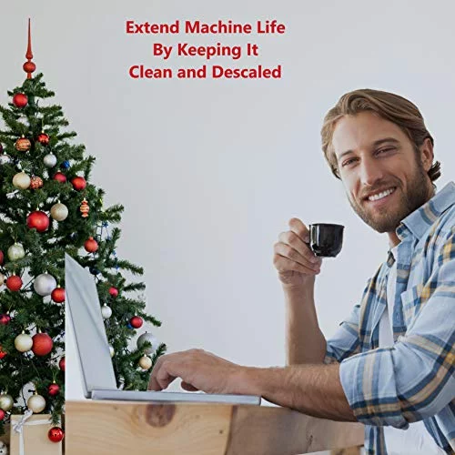 Espresso Machine Cleaning Tablets - Coffee Maker Cleaning Tablets - 50 Count - Compatible with Breville - Jura - Miele - Keurig - Krups - and More