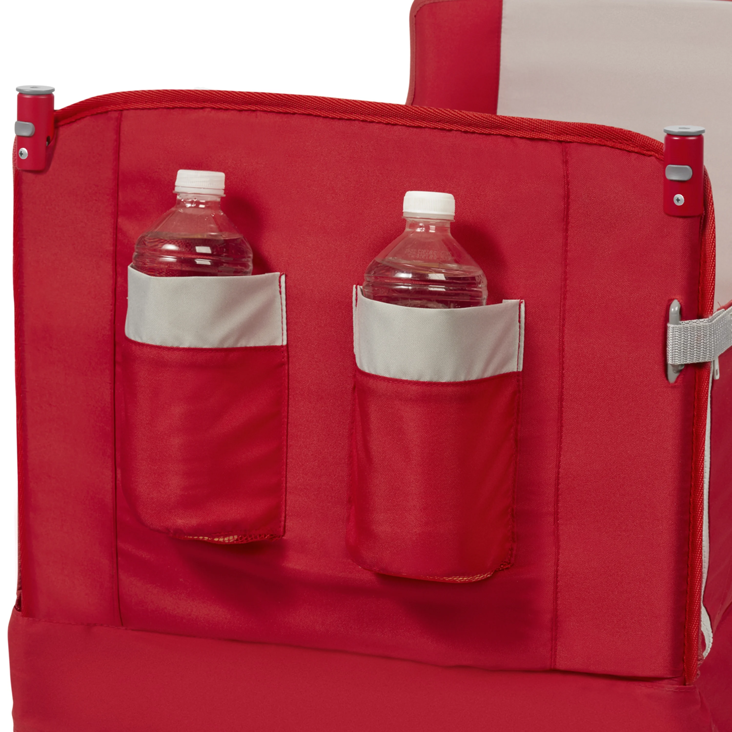 Radio Flyer, 3-in-1 off-Road EZ Folding Kids Wagon with Canopy, Puncture Proof Tires, Red