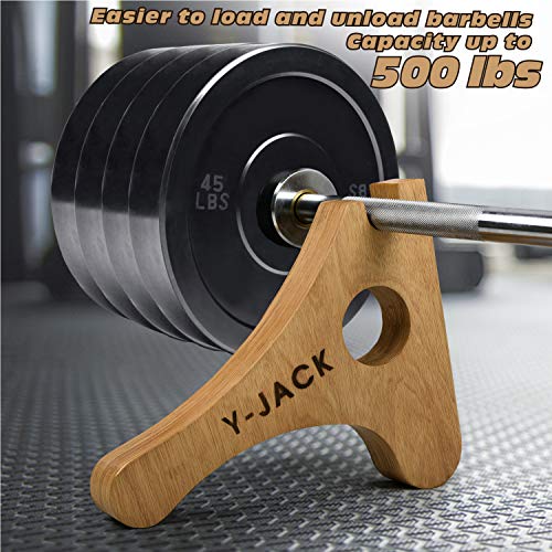 Yes4All Deadlift Jack/Barbell Stand – Holds 600lb Barbell Plates for Deadlift Exercise, Squat Wedge for Squat/Weight Training