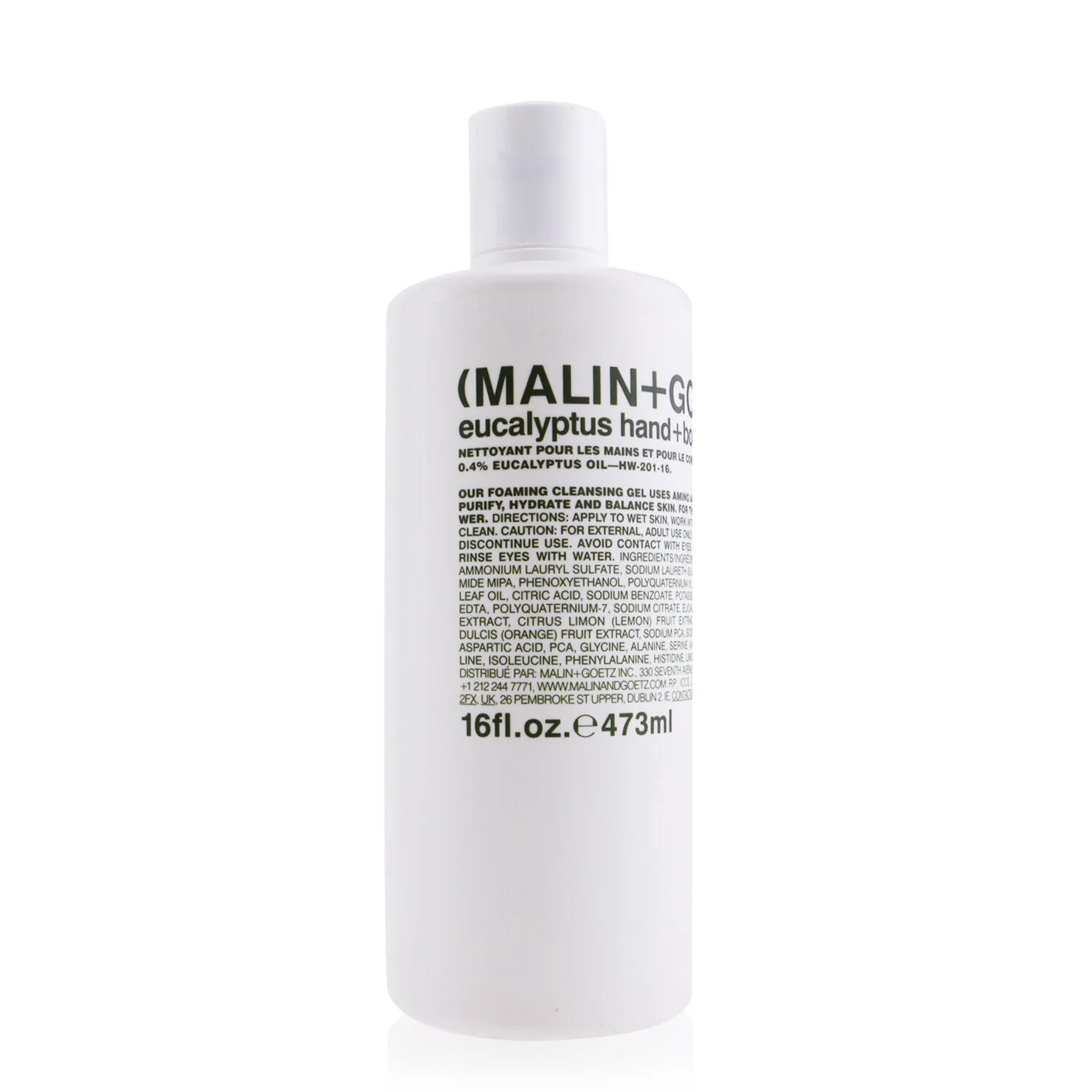 MALIN+GOETZ Eucalyptus Hand+Body Wash  250ml/8.5oz