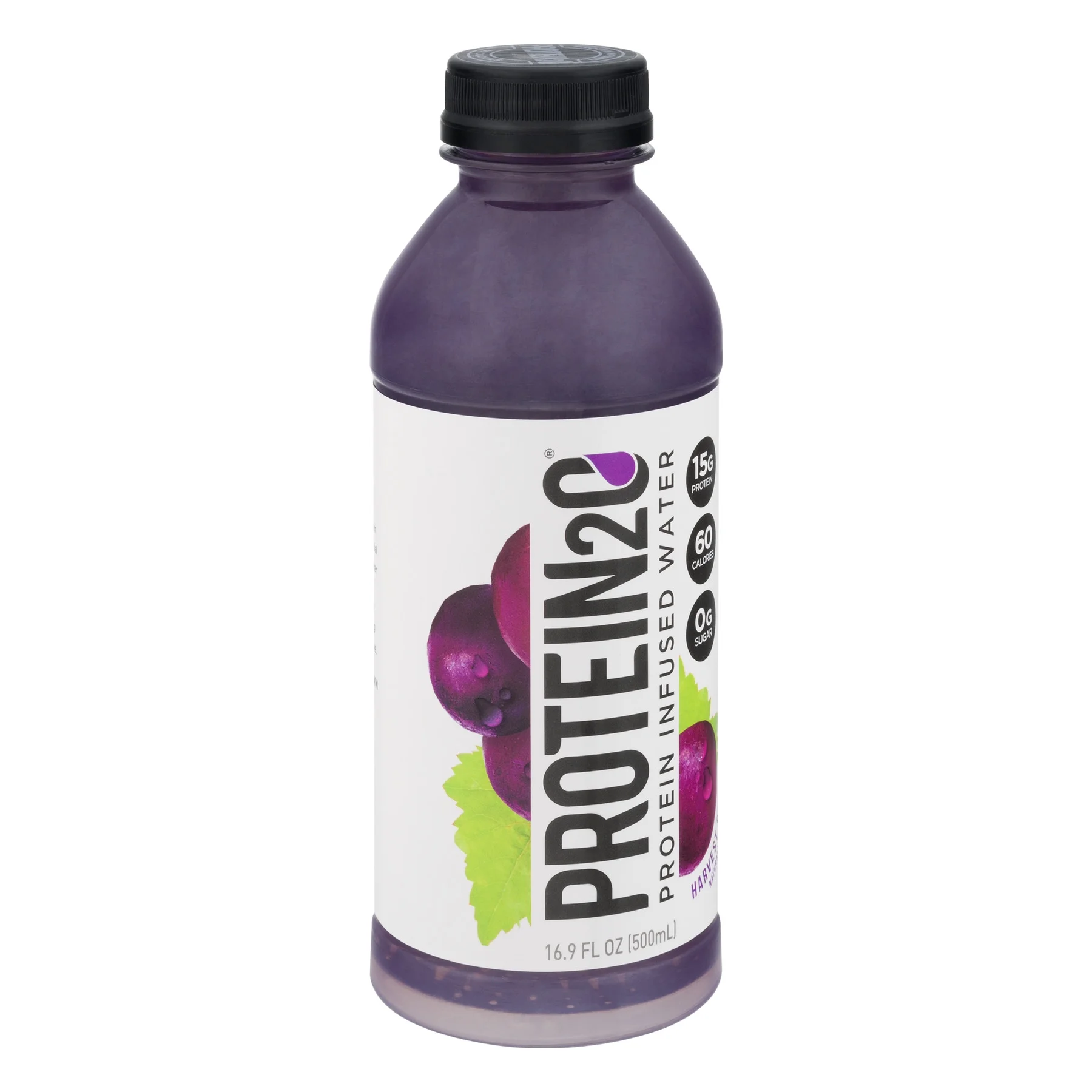 Protein2o 15g Whey Protein Infused Water, Harvest Grape, 16.9 oz Bottle (1 Count)