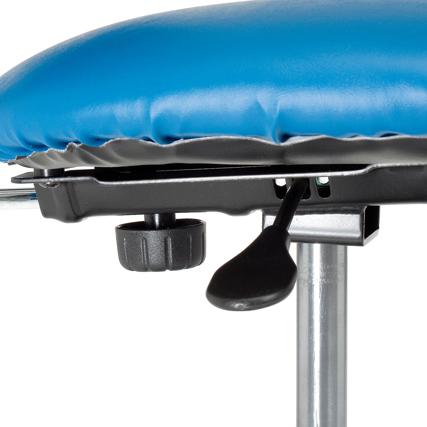 Global Industrial ESD Chair, Vinyl, Royal Blue, Armless, Mid Back