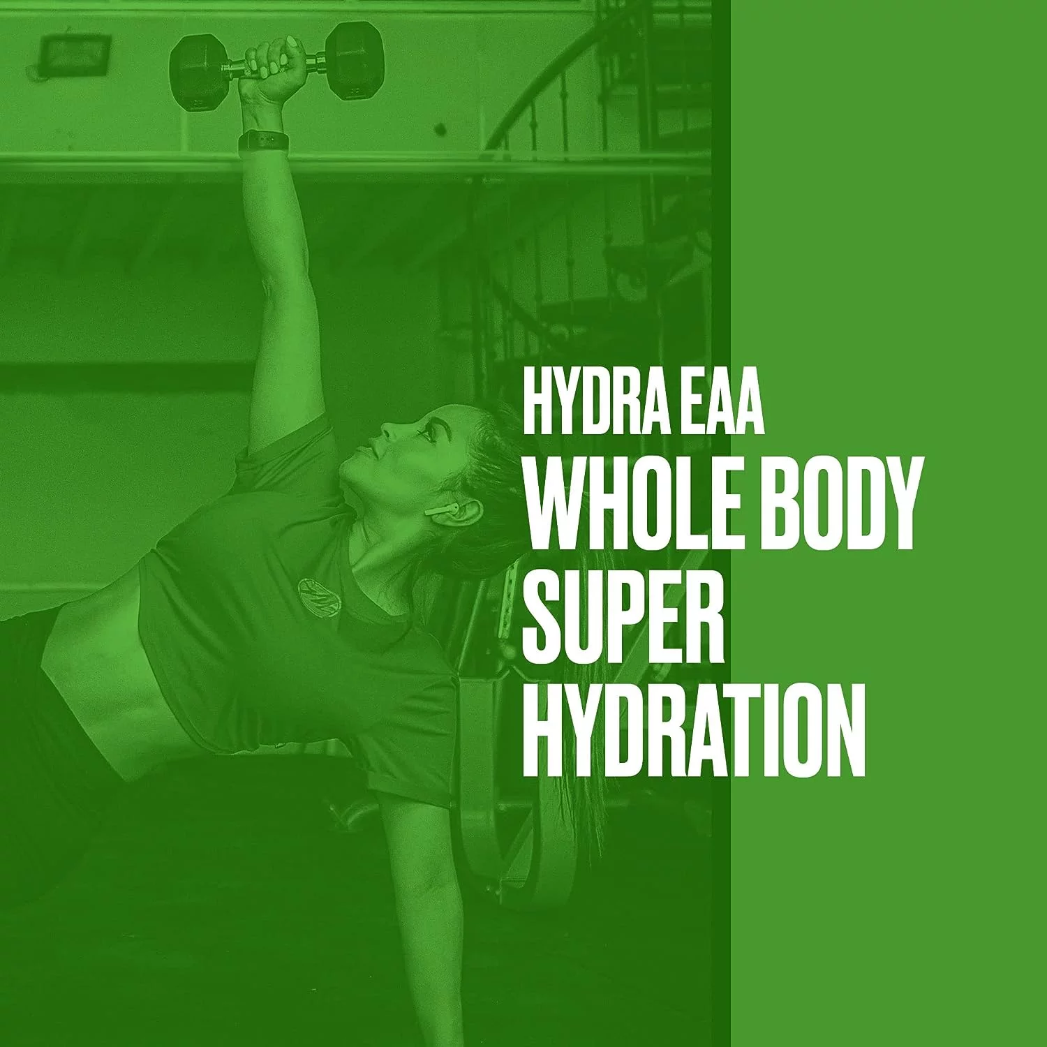 Metabolic Nutrition Hydra EAA Pre-Workout Essential Amino Acid Hydration Build Muscle Mass Caffeine Free Watermelon Flavor (40 Servings) 35.2oz *EN