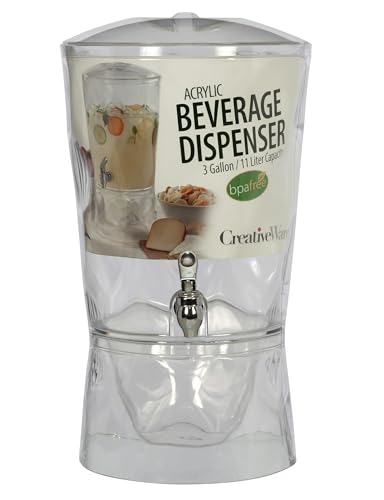 CreativeWare Sculptured 3 Gallon Beverage Dispenser