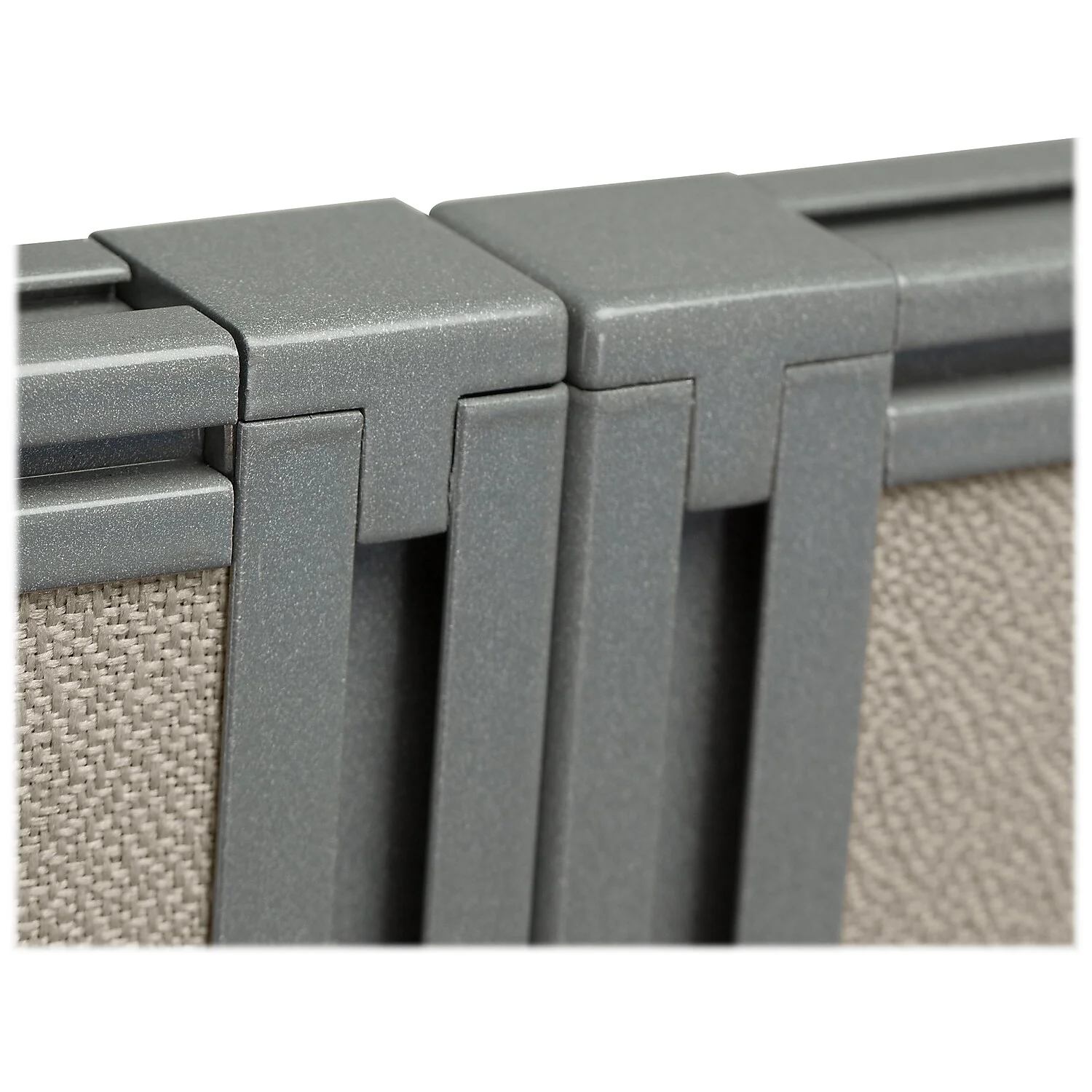 Bush Business Furniture Easy Office 60W 2 Person Cubicle Desk with 66H Panels