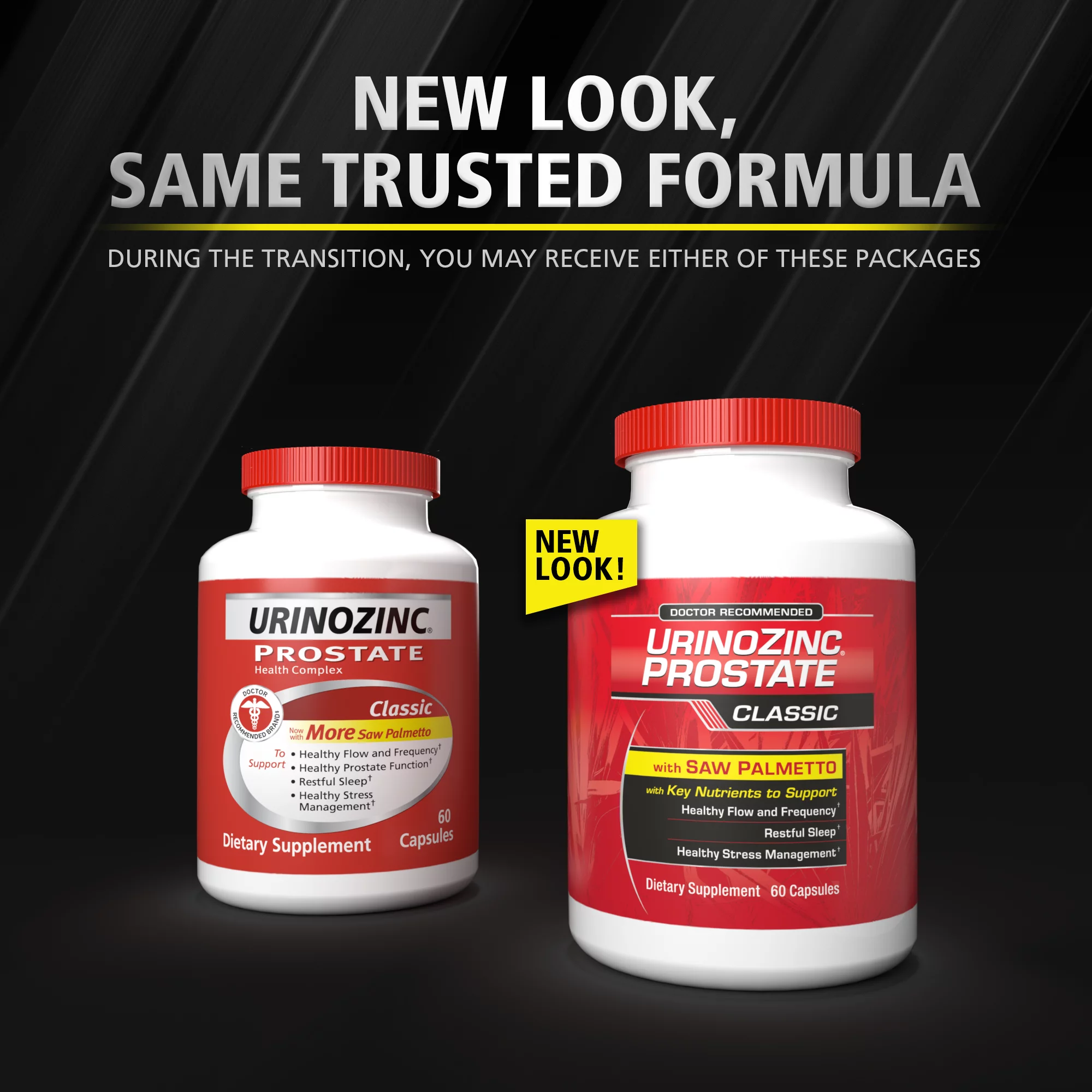 Urinozinc One Per Day, Saw Palmetto Prostate Supplement, Prostate Health, 60 Ct