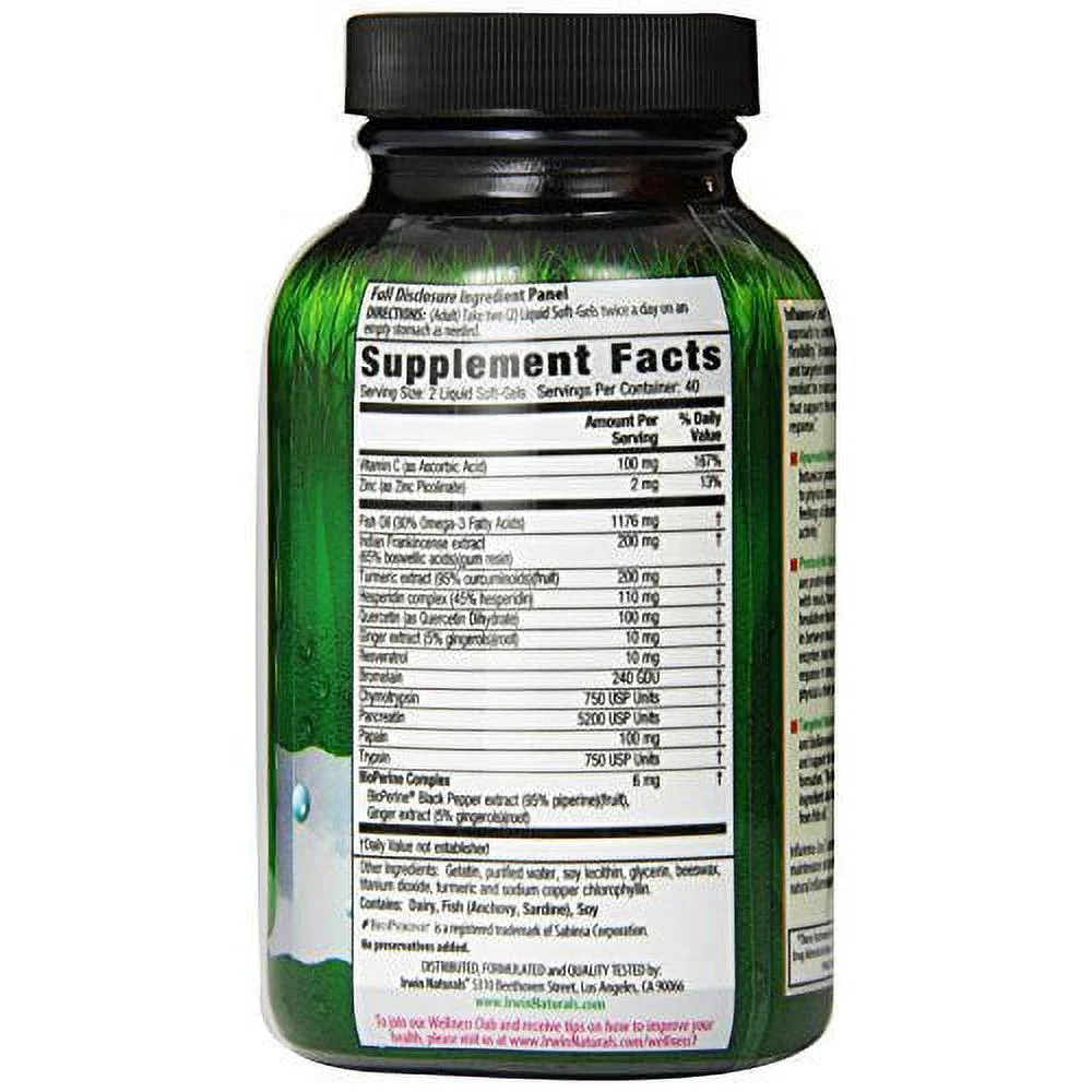 Irwin Naturals Inflamma-Less, 80 Count