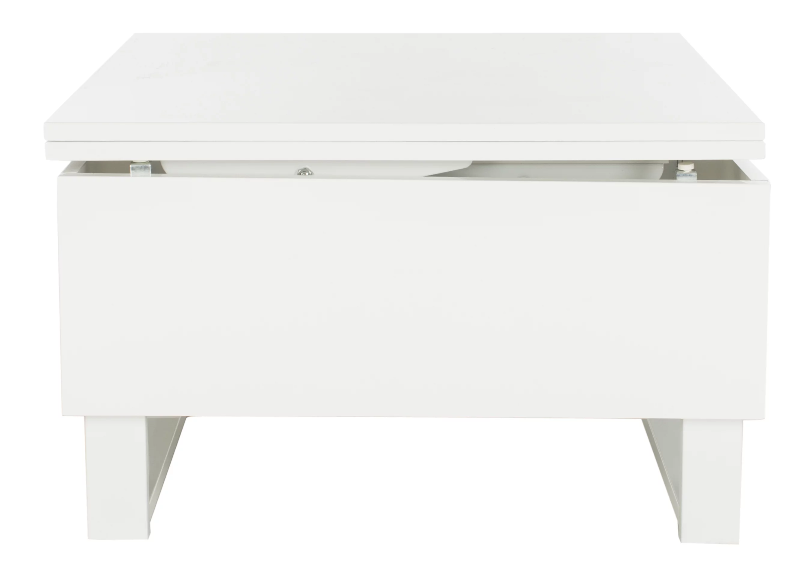 SAFAVIEH Vanna Lift-Top Solid Glam Coffee Table, White