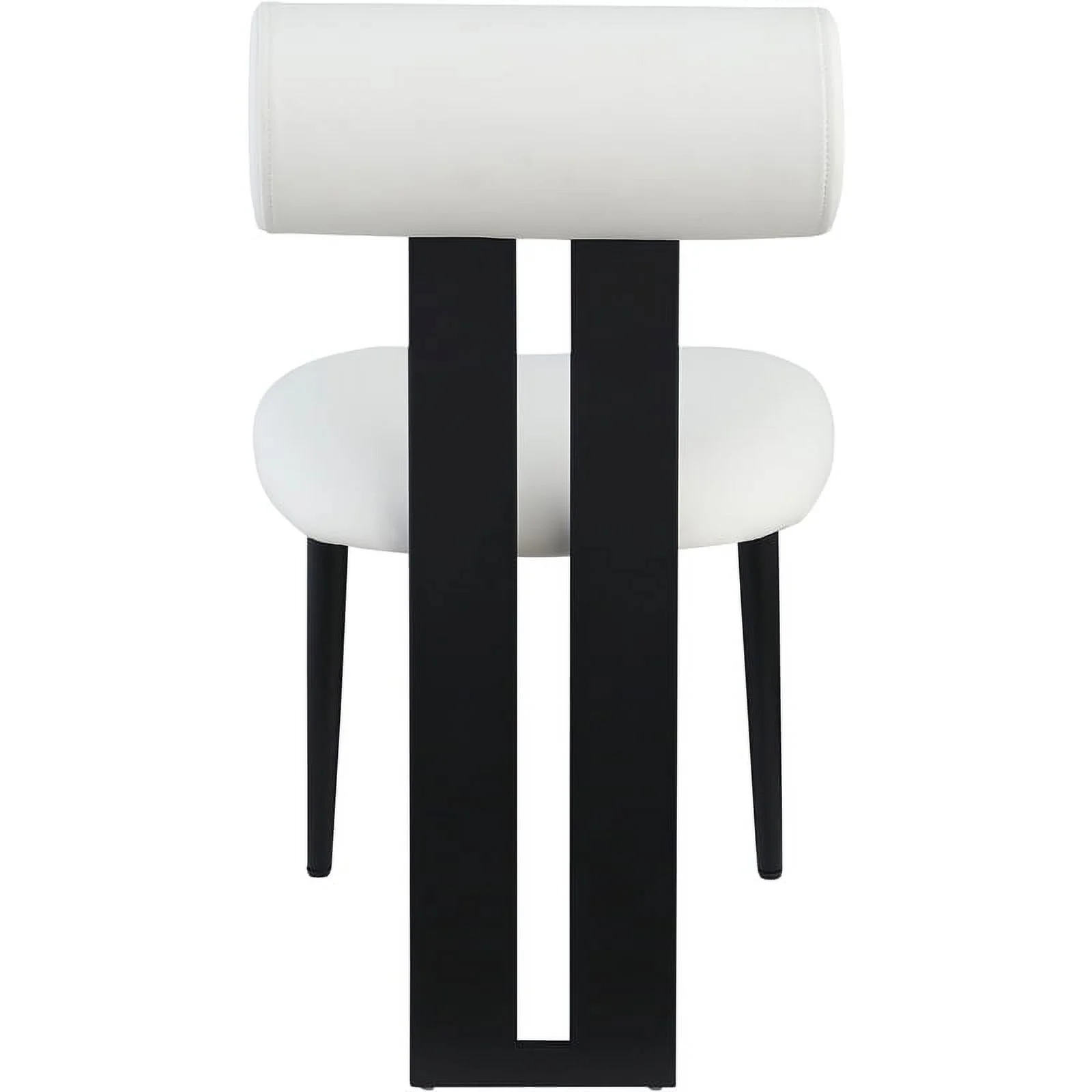 Meridian Furniture Dario Cream Vegan Leather Dining Chair (Set of 2)