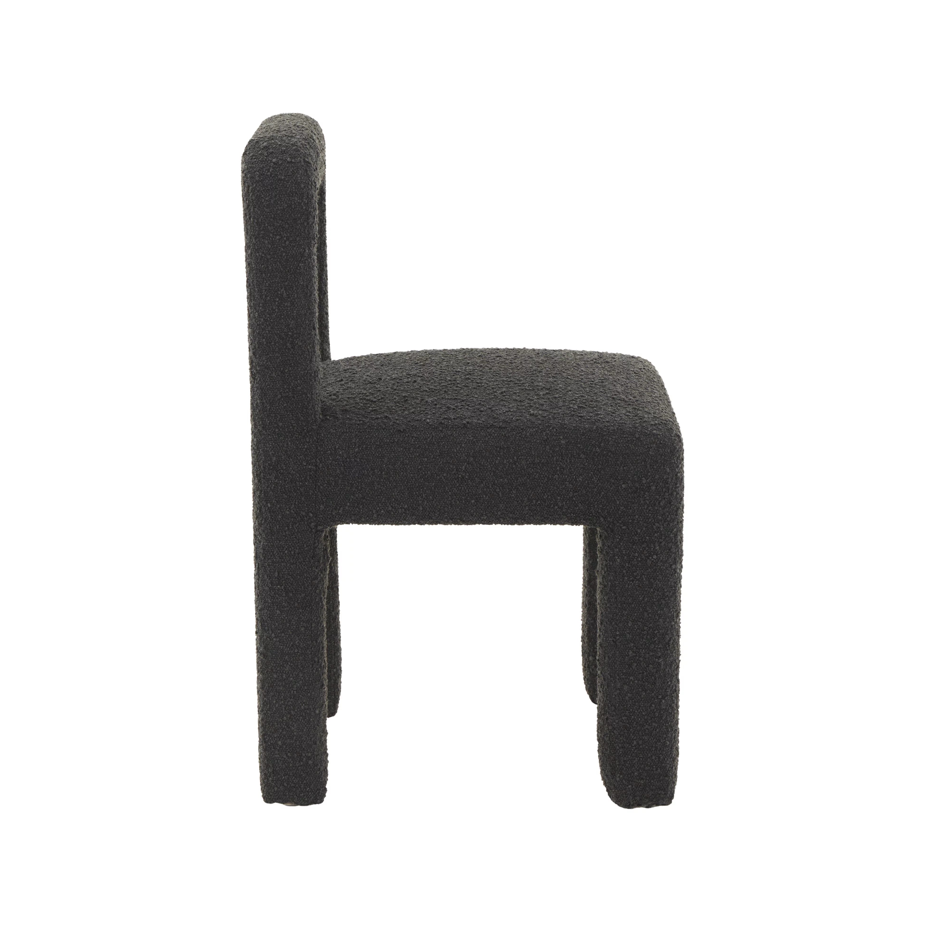 TOV Furniture Hazel Black Boucle Dining Chair