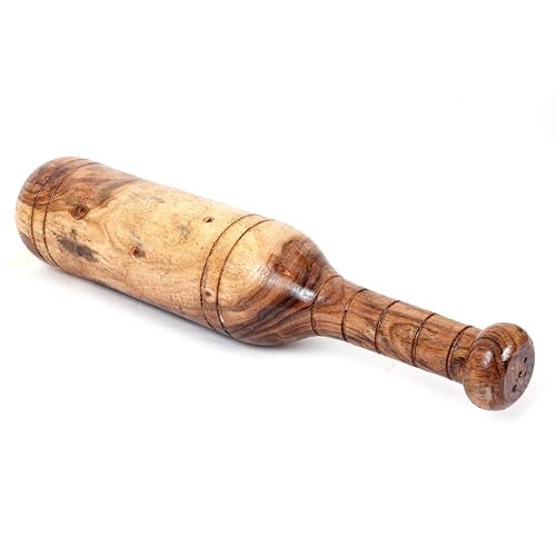 KNK MUGDAR FITNESS BAR INDIAN CLUB MUDGAR BHEEM MACE SHOULDER EQUIPMENT MEEL KARLA KATAI MUGDAL FITNESS DURABLE WOODEN EQUIPMENT