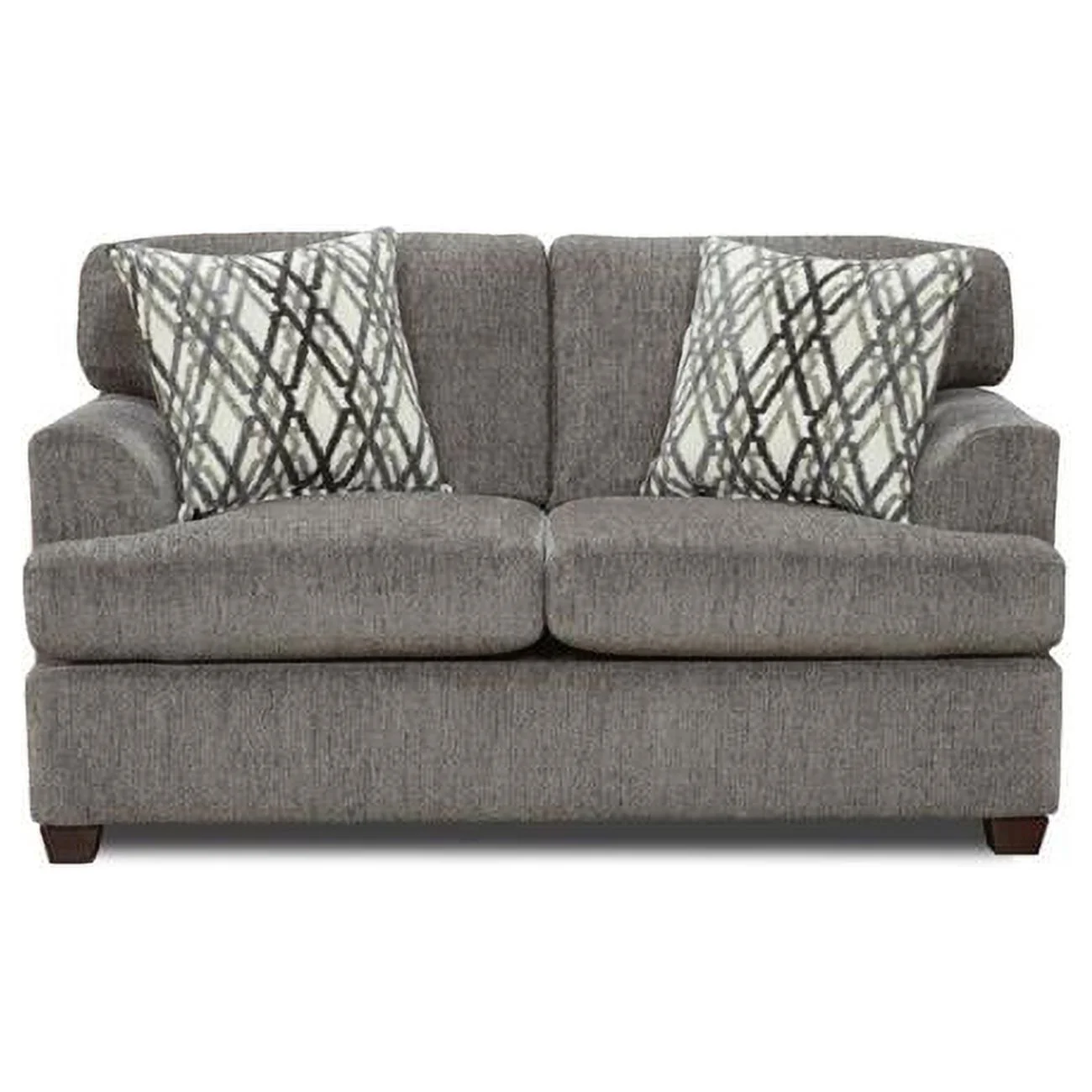 Neo Living NL750-ASH-LOVE Milo Loveseat Sofa, Ash