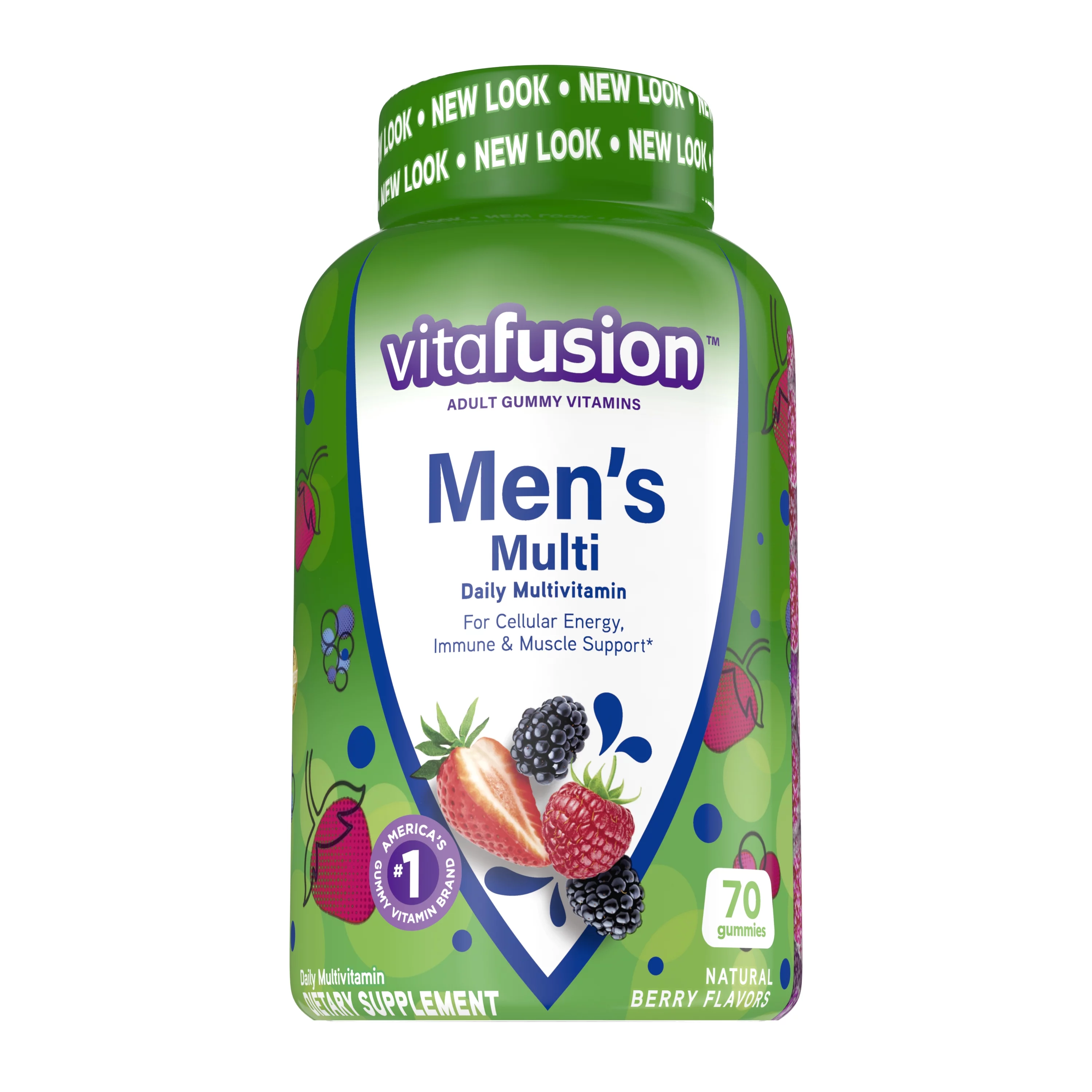 5 Pack - Vitafusion Men's Daily Multivitamin Gummy 70 Each