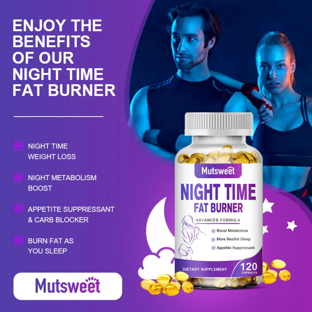 (2 Pack)Night time Fat Burner, Weight Loss Pills for Women & Man - Diet Pills for Women & Man- Appetite Suppressant - 240 Veggie Weight Loss Diet Pills