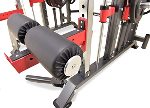 MiM USA Hercules EX Commercial All in One Gym Machine w/400 lb Weight Stack Jammer Arms Adj Bench Leg Press Leg Extension Arm Curl LAT Seat Complete Attachment