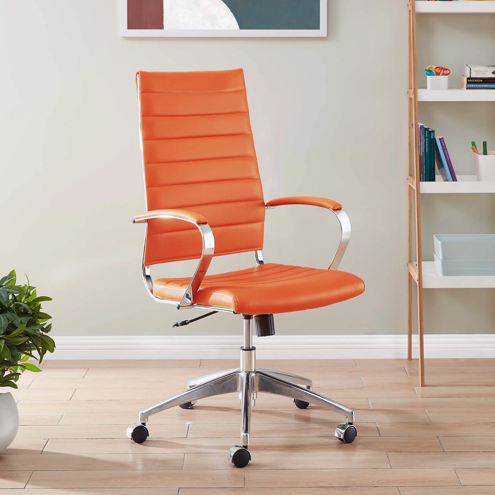 Modway Jive Highback Office Chair in Orange
