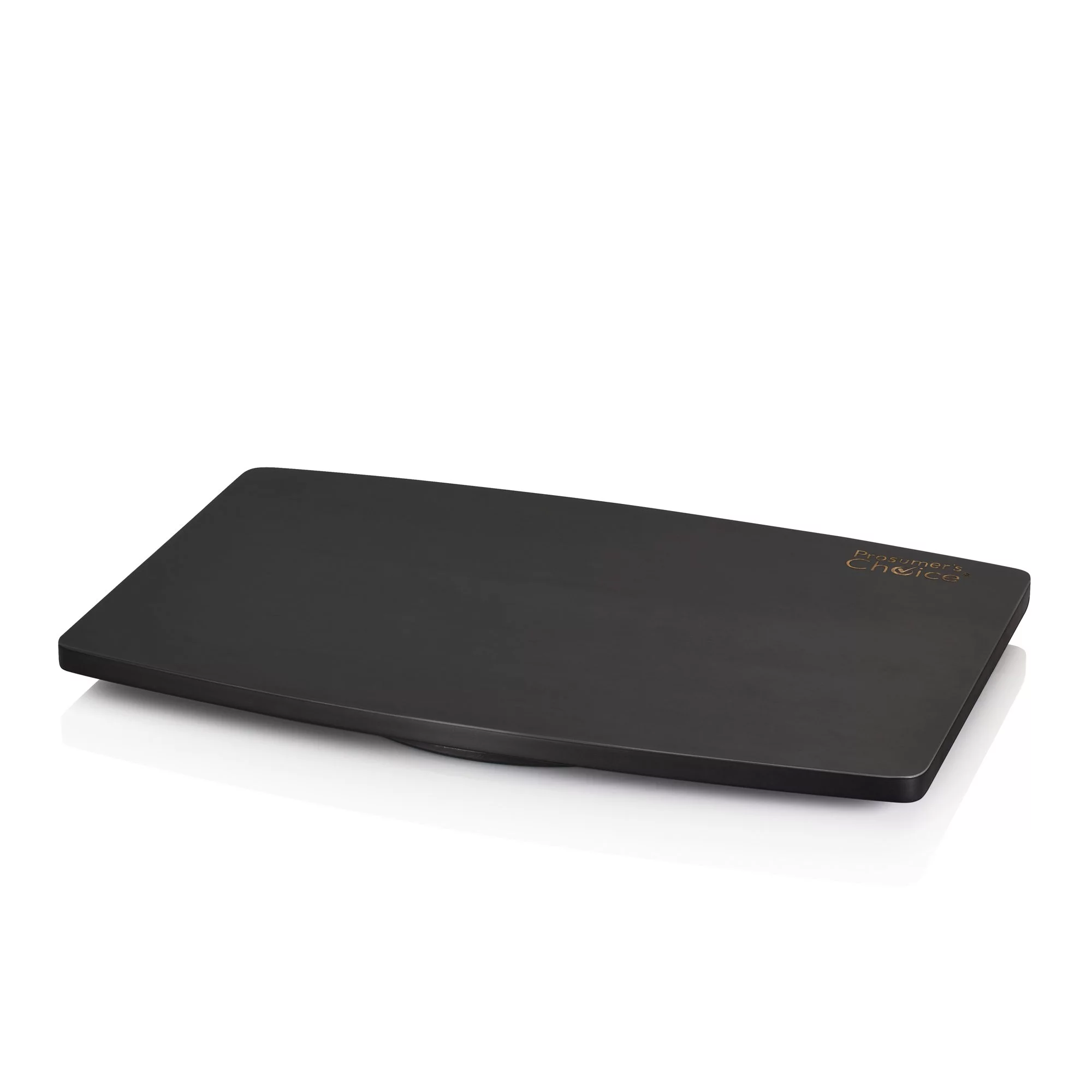 Prosumers Choice | Natural Bamboo TV Swivel Center Stand for TV, 21-Inch Base, Black 360Â° Rotation