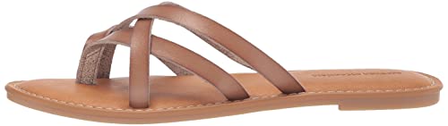 Amazon Essentials Women's Strappy Slide Flat Sandal
